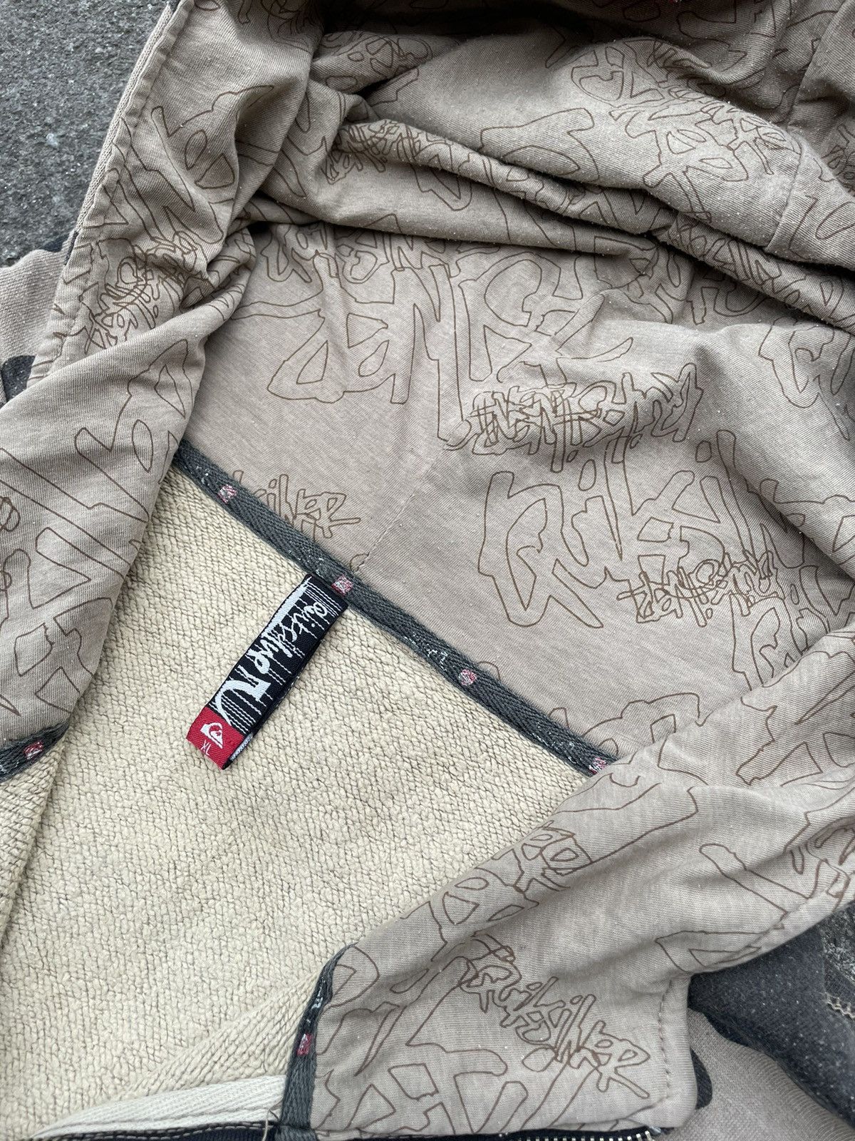 Quiksilver × Vintage Rare Vintage Zip Hoodie QuickSilver Size US XL / EU 56 / 4 - 5 Thumbnail