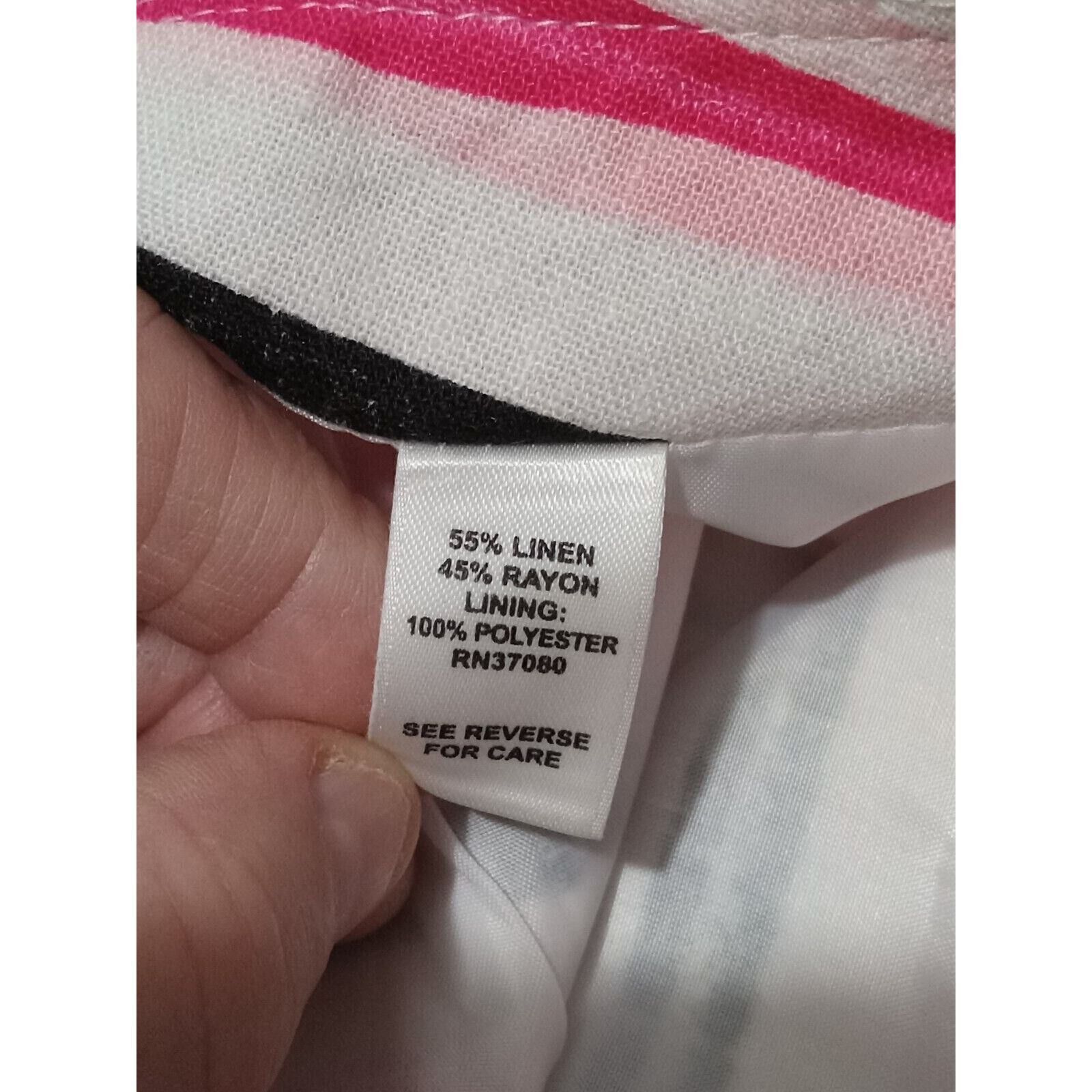 & Other Stories Cato Skirt 8 (32x23) Lined Pencil Striped Flat Front Slit Size 30" / US 8 / IT 44 - 6 Thumbnail