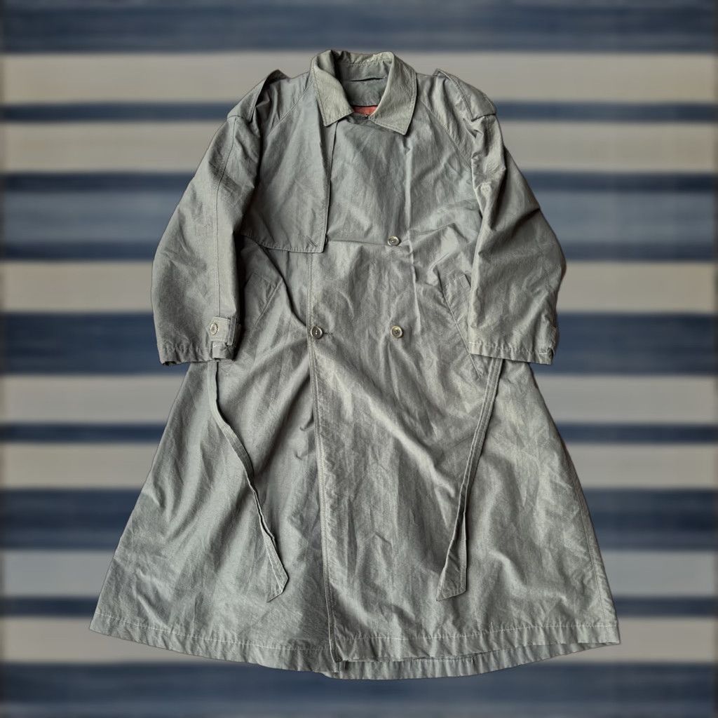 Rains VINTAGE Carol Cohen Drizzle Trench Rain Overcoat Womens 40 Green Size S / US 4 / IT 40 - 1 Thumbnail