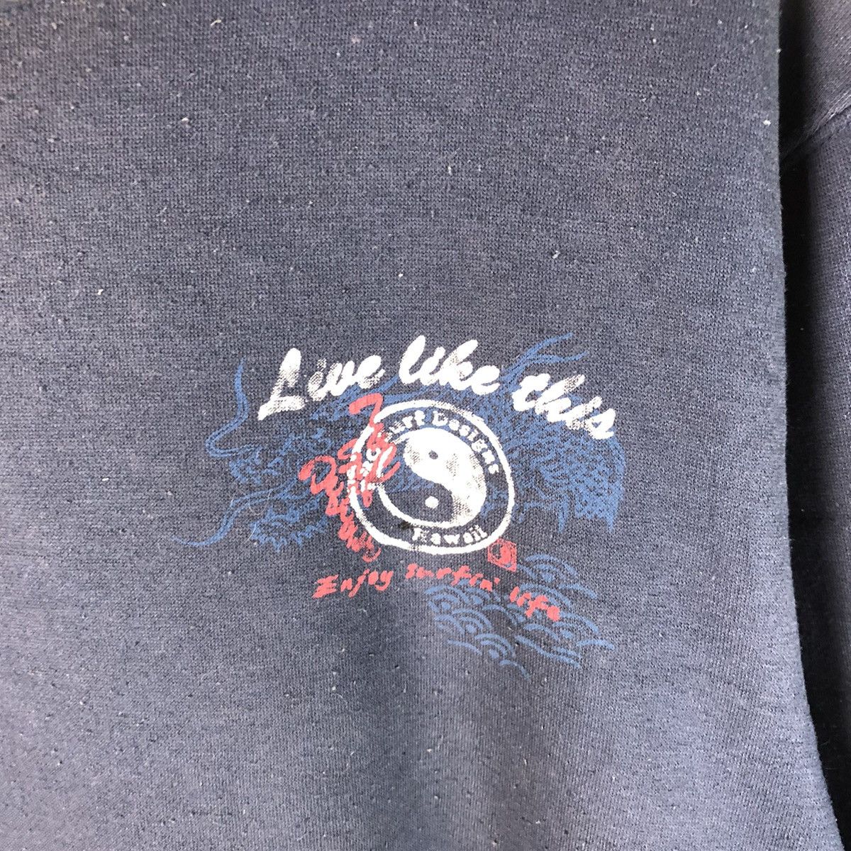 Japanese Brand T&C Surf Designs vintage Dark Blue Sweatshirt #7440 Size US L / EU 52-54 / 3 - 13 Thumbnail