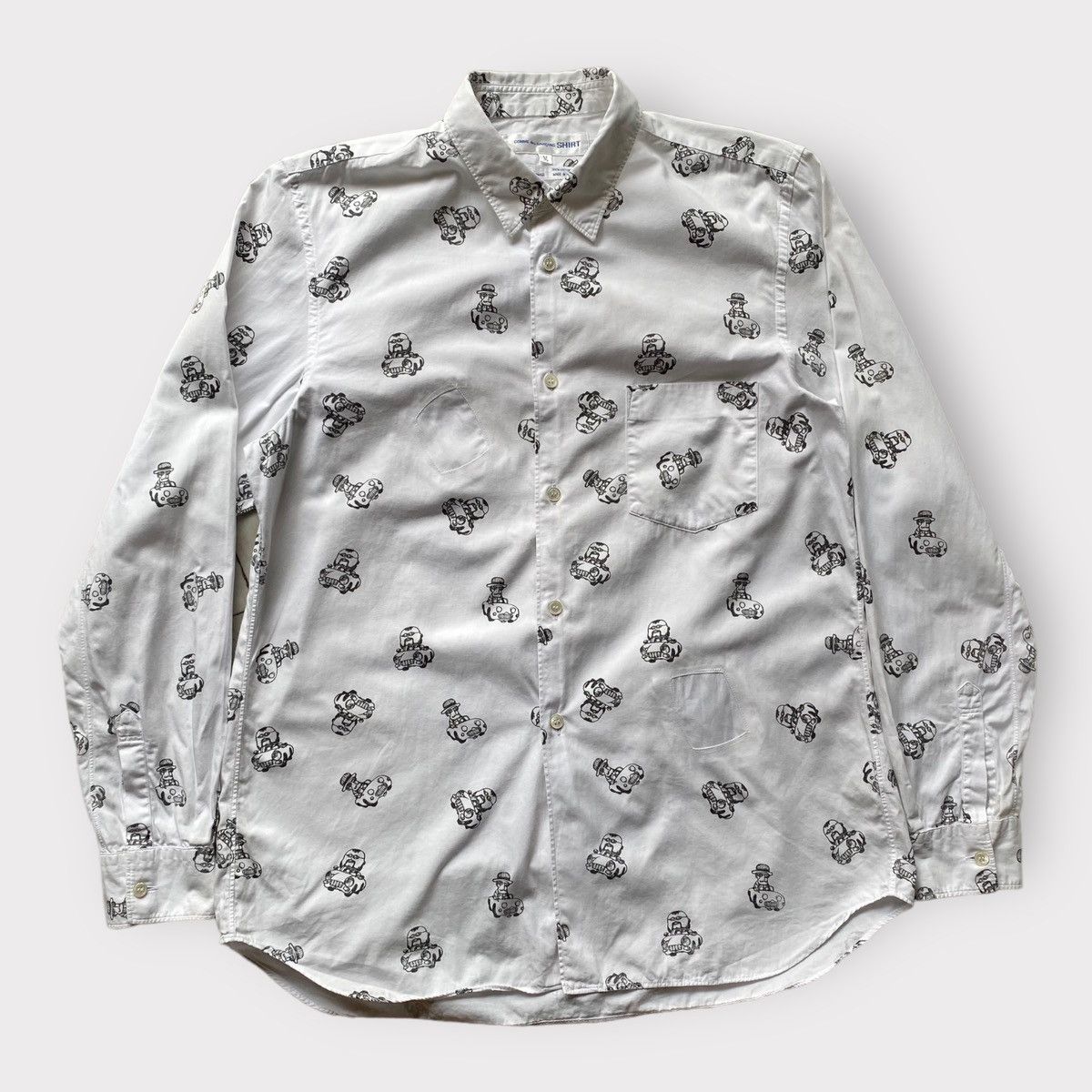 Comme des Garcons CDG Shirt Line Artwork By Katsuya Terada Shirt Size US M / EU 48-50 / 2 - 2 Thumbnail