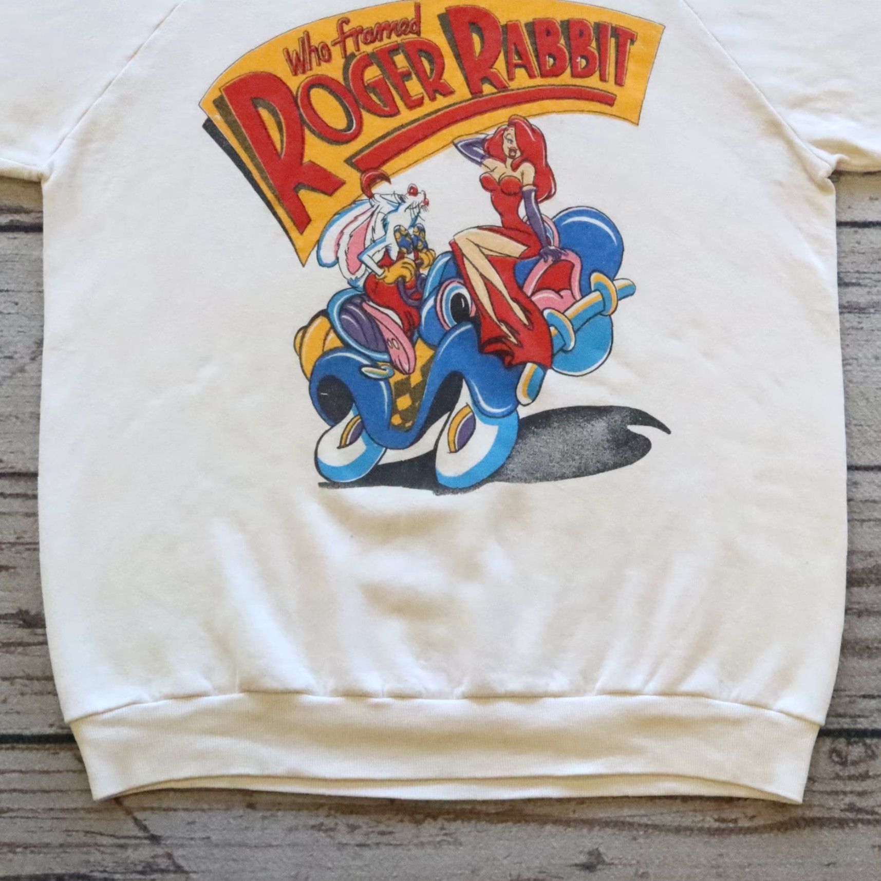 Disney VINTAGE Disney Who Framed Roger Rabbit Sweatshirt Shirt XL White Men Size US XL / EU 56 / 4 - 3 Thumbnail