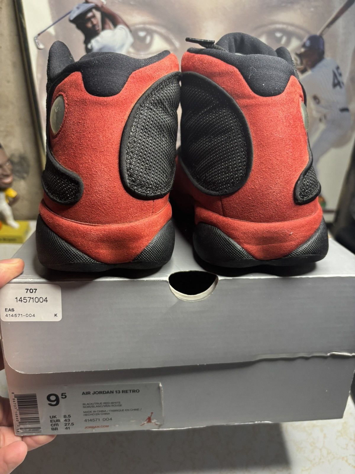 Jordan Brand Air Jordan 13 Retro 2017 Bred 2017 Size US 9.5 / EU 42-43 - 7 Thumbnail