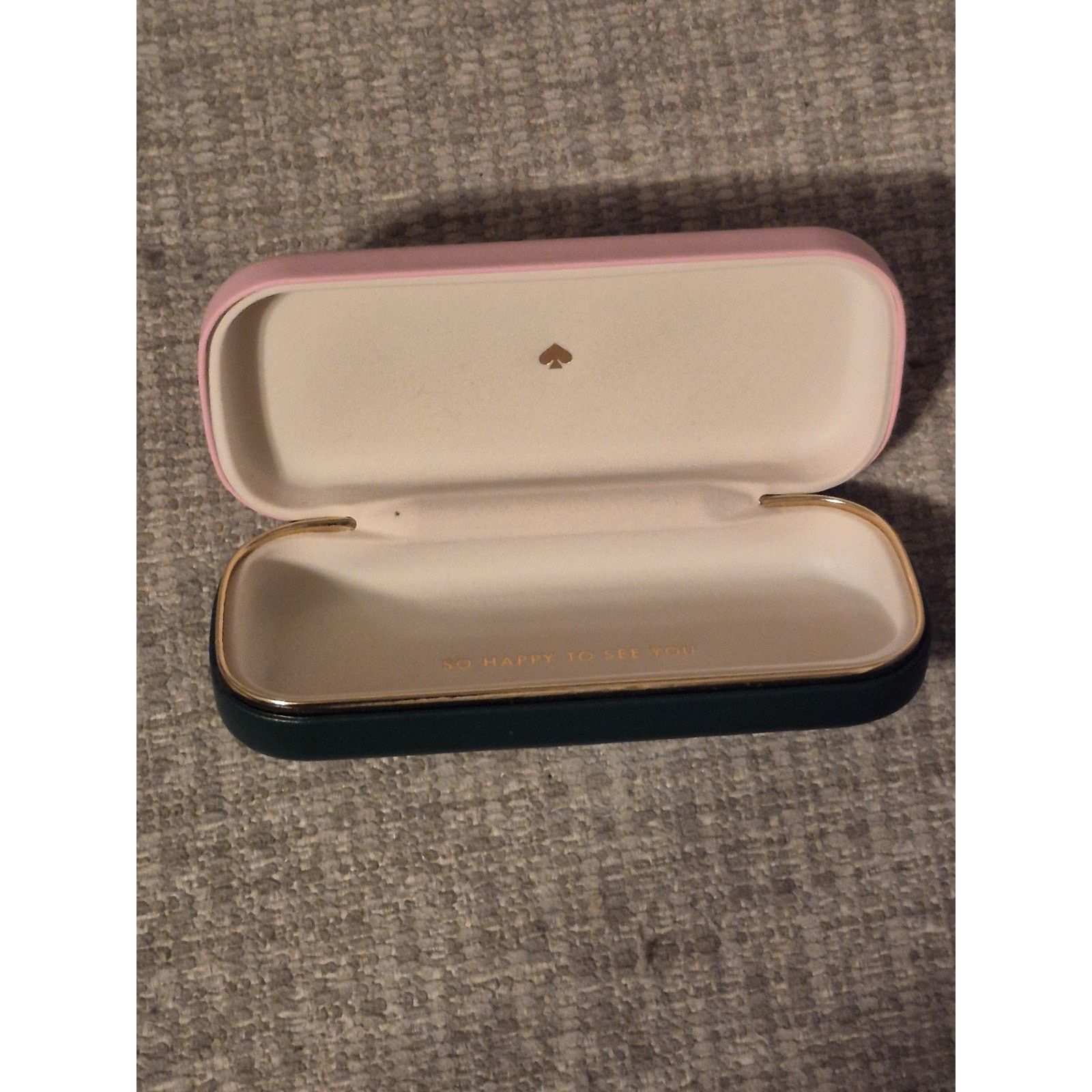Kate Spade Kate Spade NY Hard Shell Glasses Case "So Happy To See You" Size ONE SIZE - 2 Thumbnail
