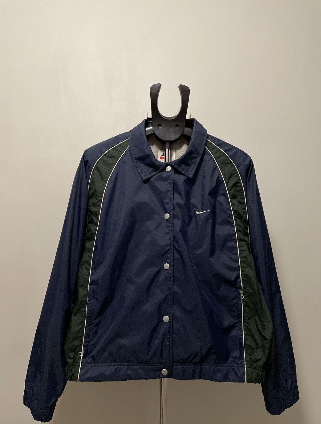 Nike × Vintage Nike Vintage Y2K Nylon Track Jacket Size US S / EU 44-46 / 1 - 1 Thumbnail