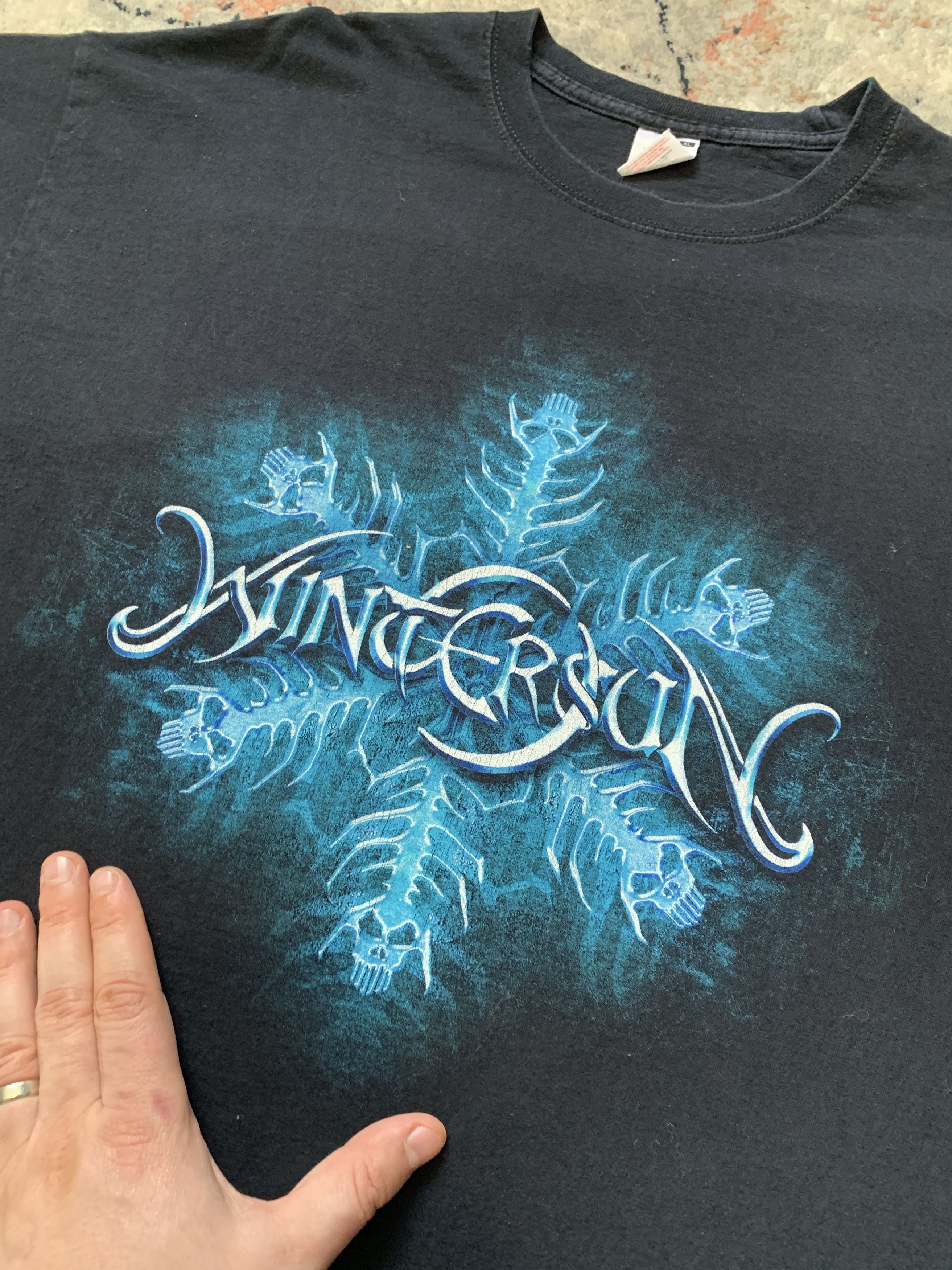 Band Tees × Fruit Of The Loom × Vintage Vintage Wintersun Tee Size US XL / EU 56 / 4 - 3 Thumbnail