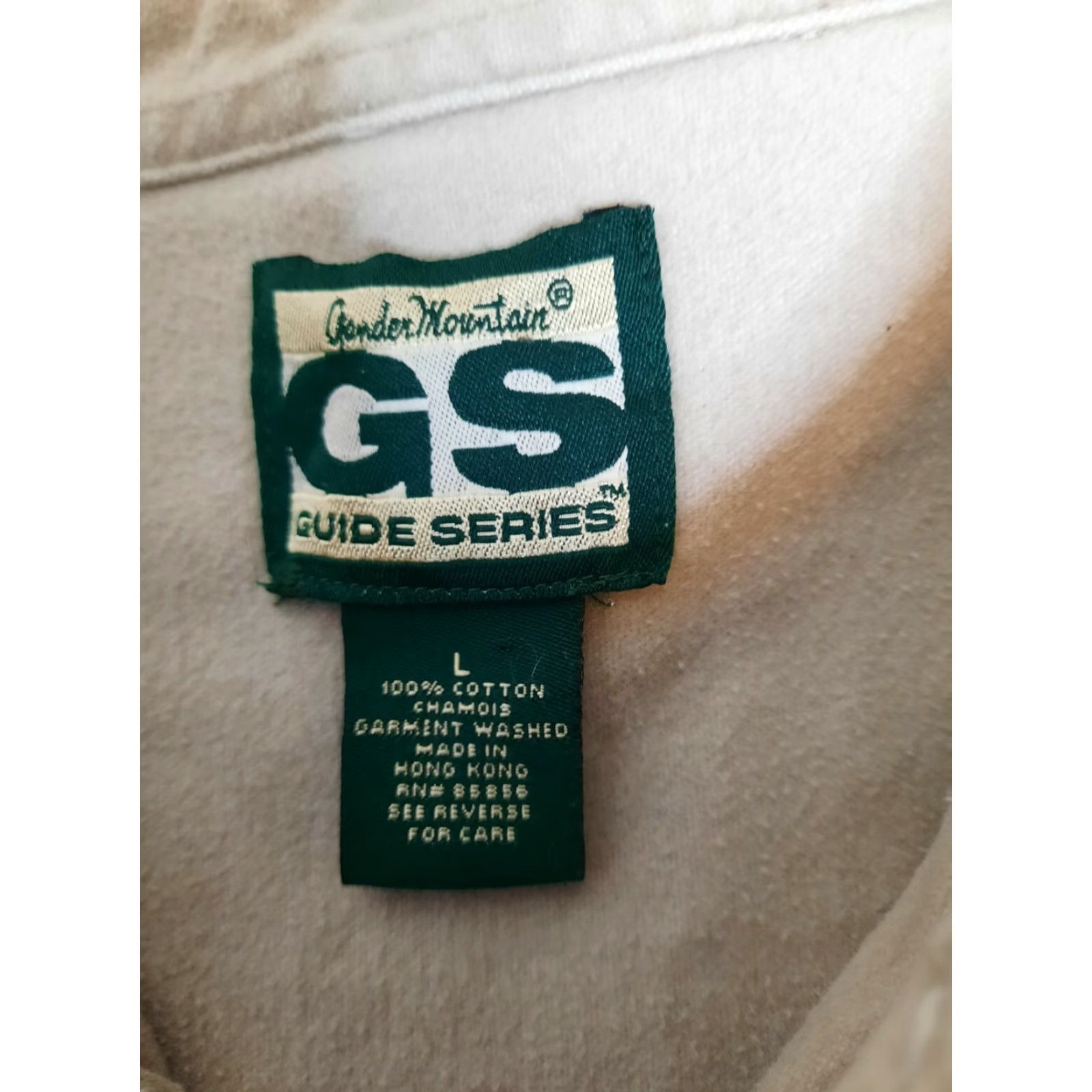 Vintage VINTAGE Gander Mountain Guide Series Large Chamois Flannel Button Up Shirt Mens Size US L / EU 52-54 / 3 - 3 Thumbnail
