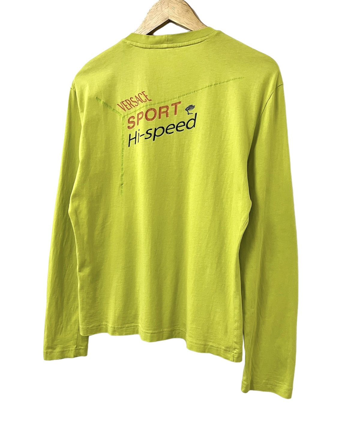 Versace VERSACE SPORT HI SPEED DESIGNER BRAND LONGSLEEVE TSHIRT Size US L / EU 52-54 / 3 - 8 Thumbnail