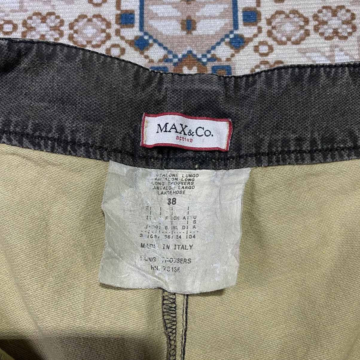 If Six Was Nine × Le Grande Bleu (L.G.B.) 2000s Y2K Max & Co Distressed Accent Flare Jeans Size US 30 / EU 46 - 7 Thumbnail