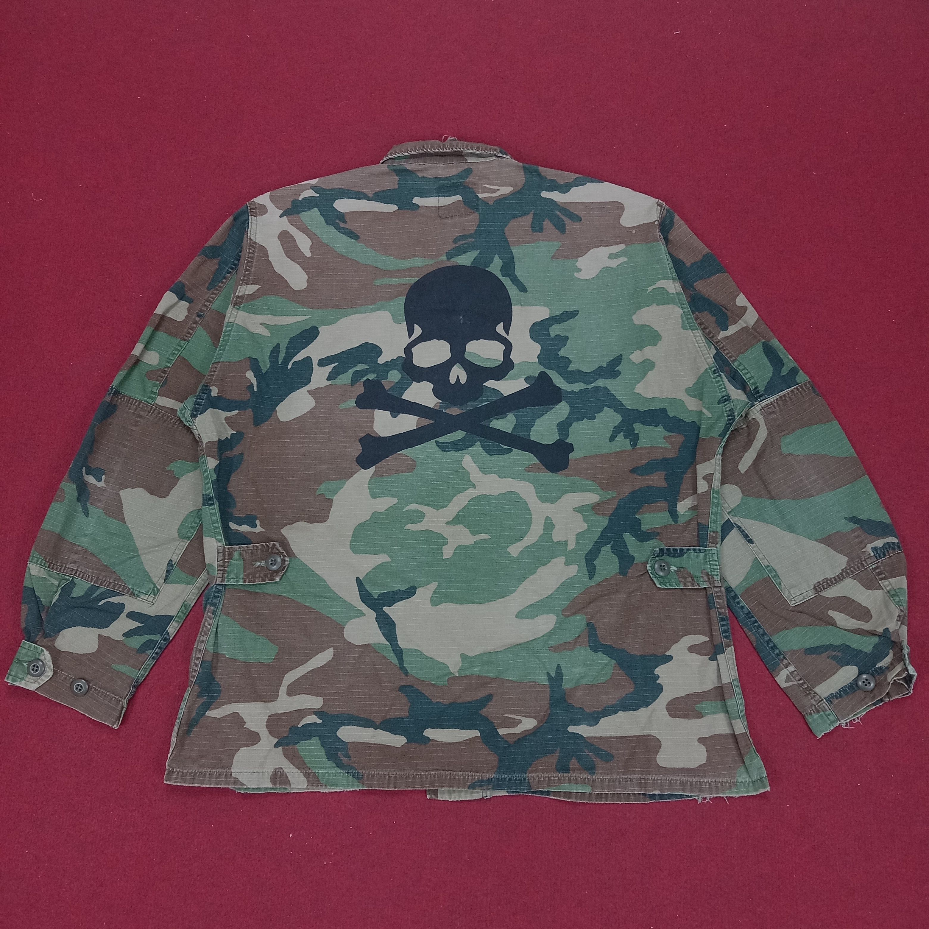 Us Army Jacket Multipocktet Custom Skulls Design