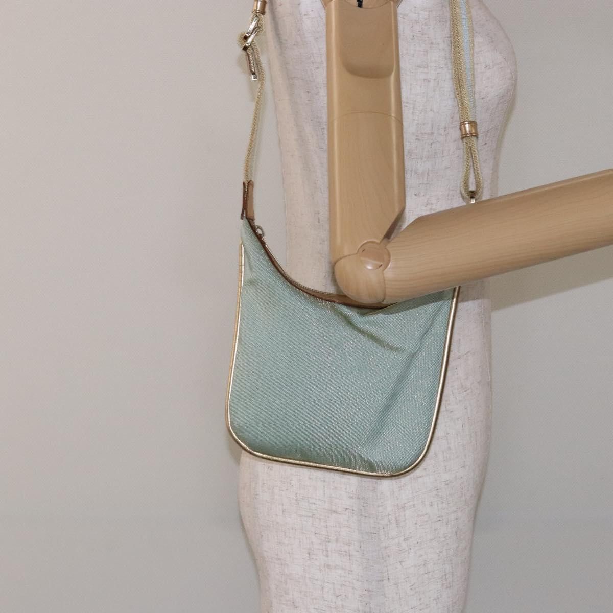 Gucci GUCCI Sherry Line Shoulder Bag Canvas Light Blue Gold 005 Size ONE SIZE - 21 Thumbnail