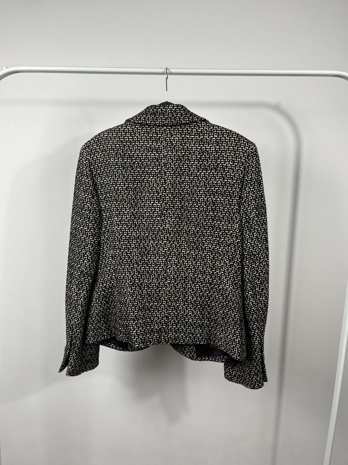Escada Escada Edition Women’s Tweed Wool Blazer Black White Size 40 Size M / US 6-8 / IT 42-44 - 15 Thumbnail