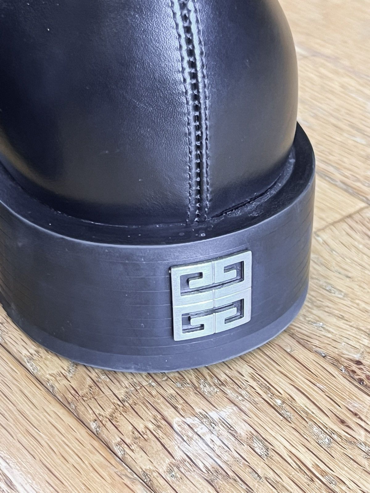 Givenchy Givenchy Black Squared Lace-Up Derbys Size US 8 / EU 41 - 7 Thumbnail