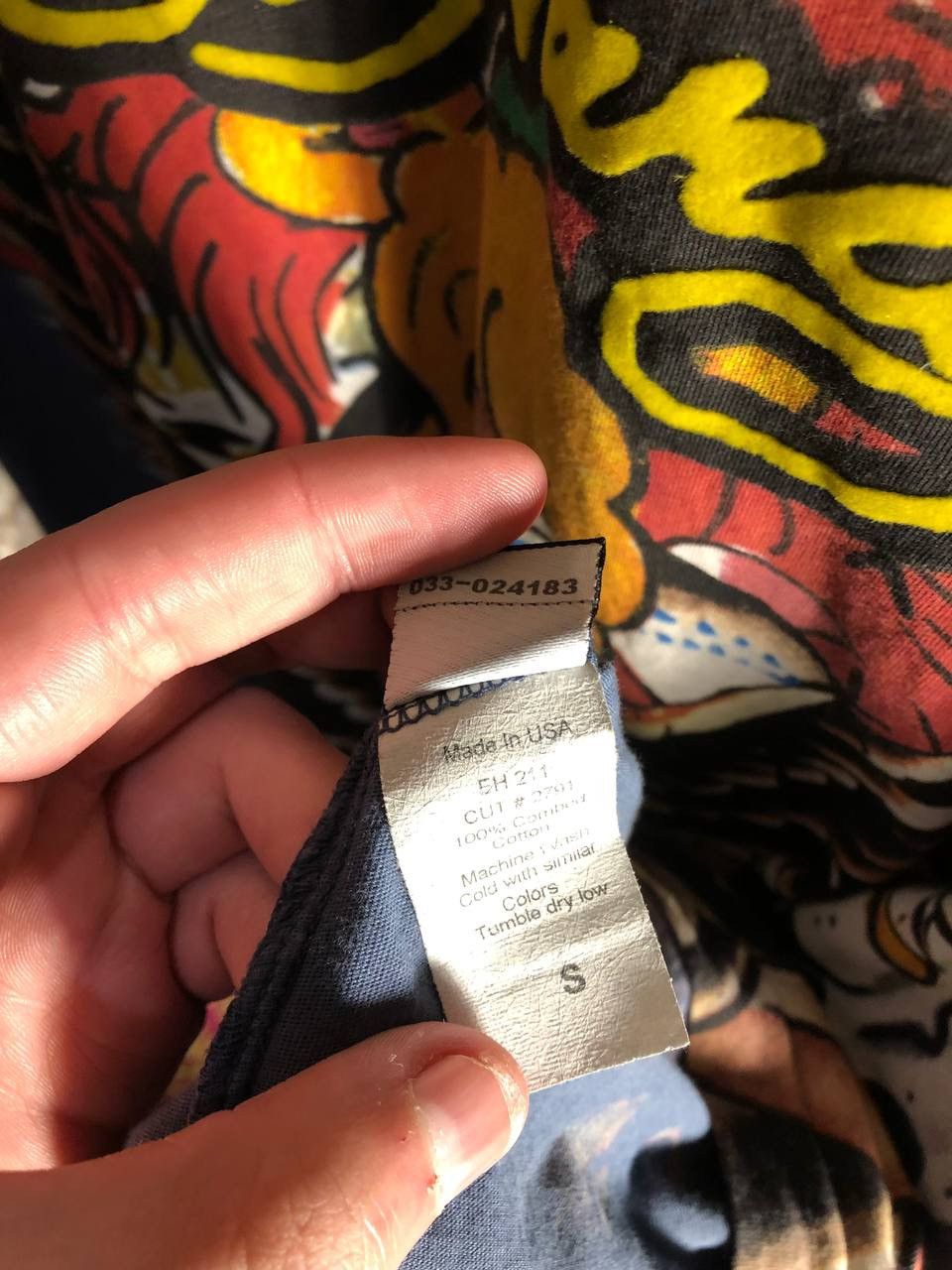 Ed Hardy × Vintage VERY RARE ED HARDY BY CHRISTIAN AUDIGIER DESIGNER T-SHIRT Size US S / EU 44-46 / 1 - 6 Thumbnail