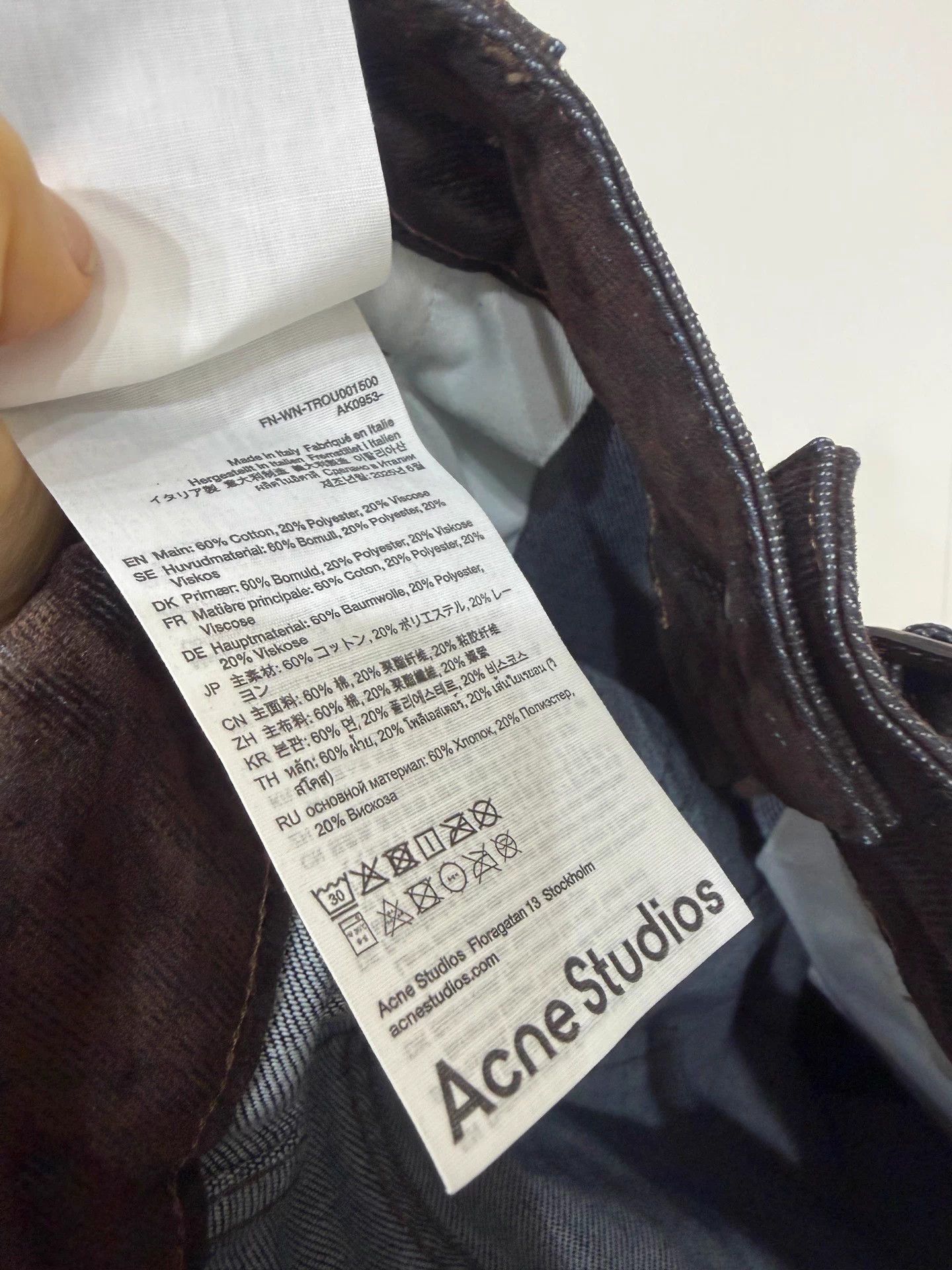 Acne Studios Acne Studios Belted Jeans 25FW New 34 Size 34" / US 12 / IT 48 - 6 Thumbnail