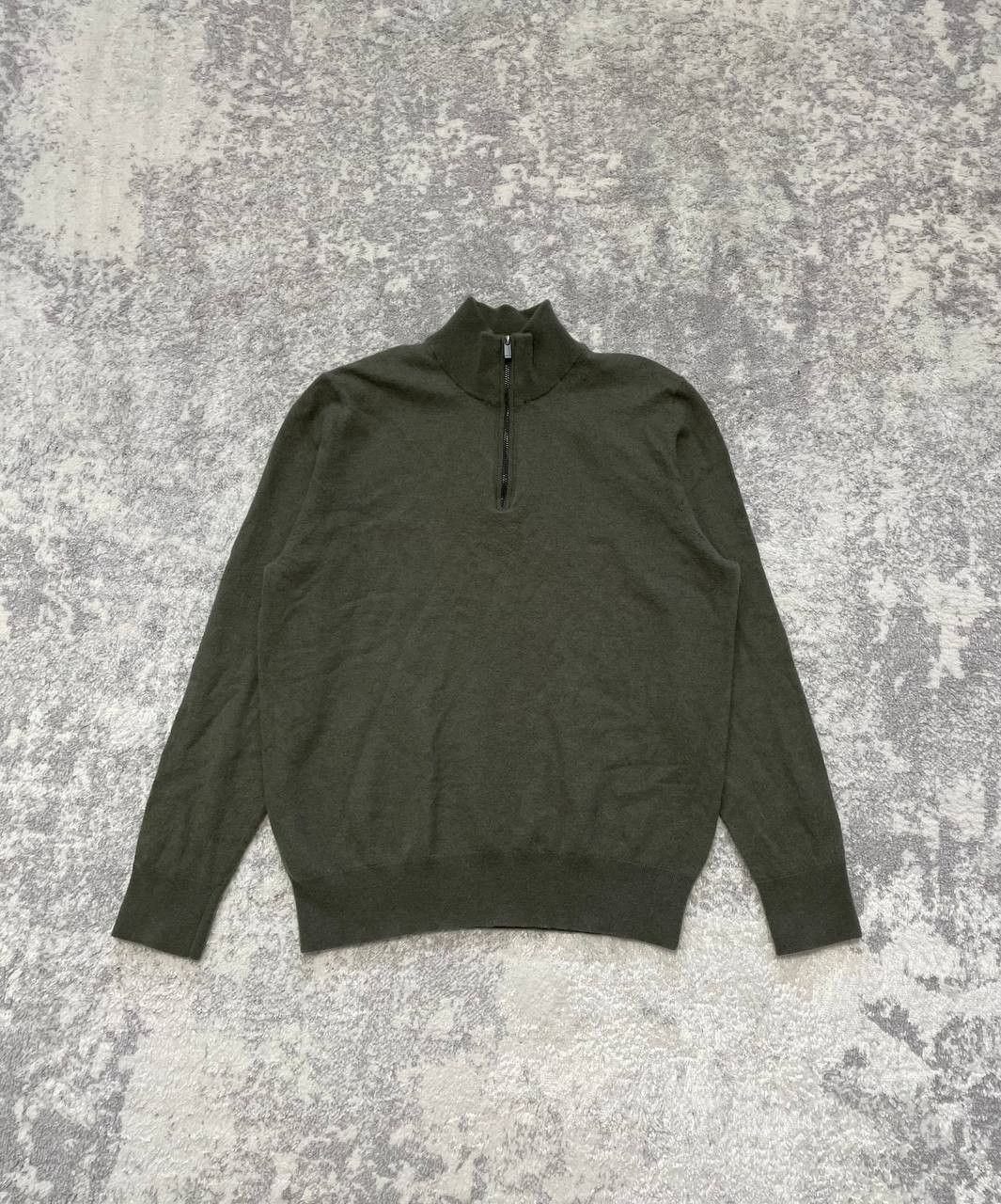 Massimo Dutti Massimo Dutti Quarter-Zip Wool Cashmere Knit Sweater Mens Size US M / EU 48-50 / 2 - 2 Thumbnail