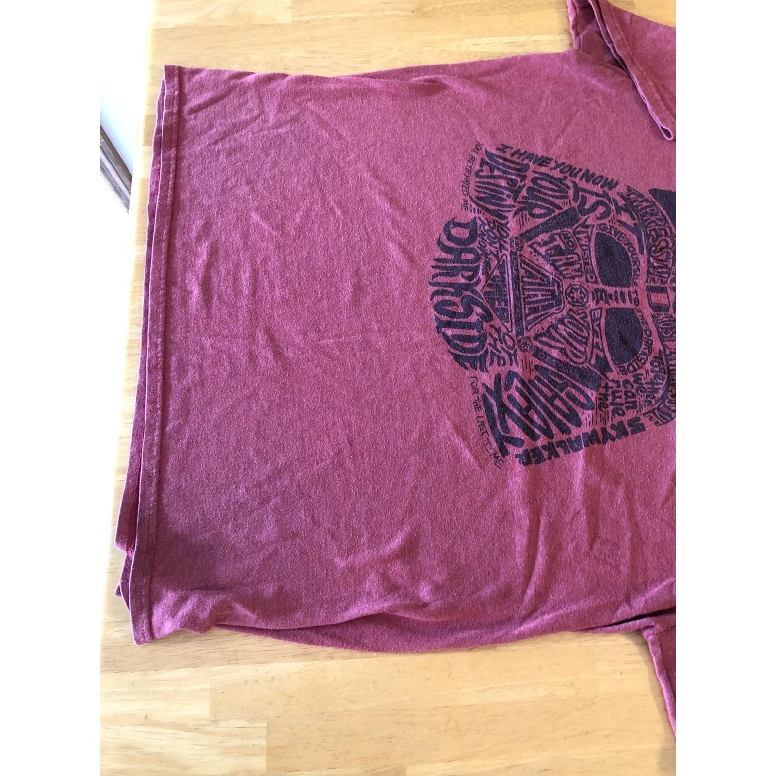 Disney VINTAGE Disney Star Wars Darth Vader Quotes T-Shirt Red Large Mens Short Sleeve Regular Fit Size US L / EU 52-54 / 3 - 3 Thumbnail