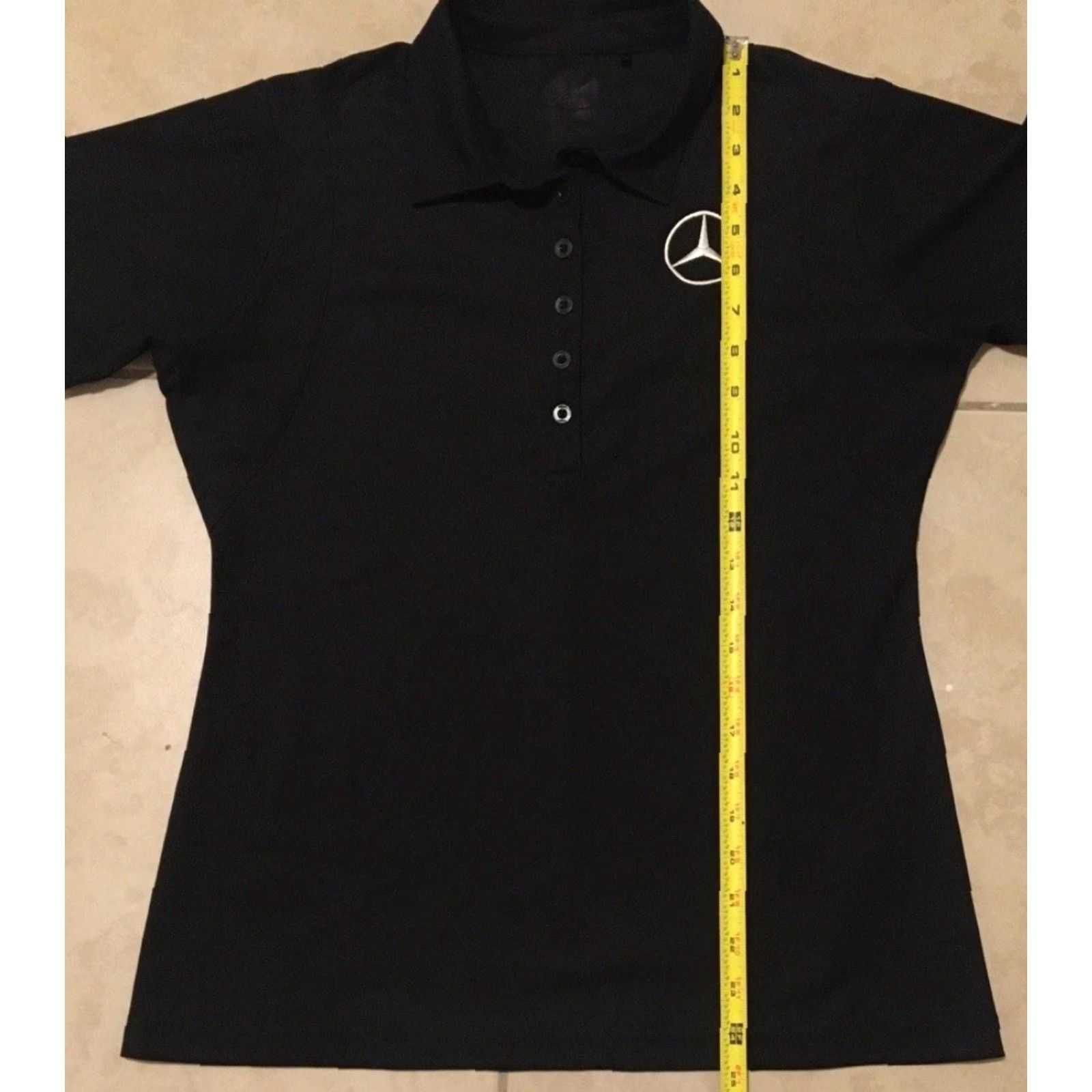 Vintage VINTAGE Mercedes Benz Polo Shirt M Car Driving Racing Mechanic F1 NASCAR Biker Y2K Size M / US 6-8 / IT 42-44 - 6 Thumbnail