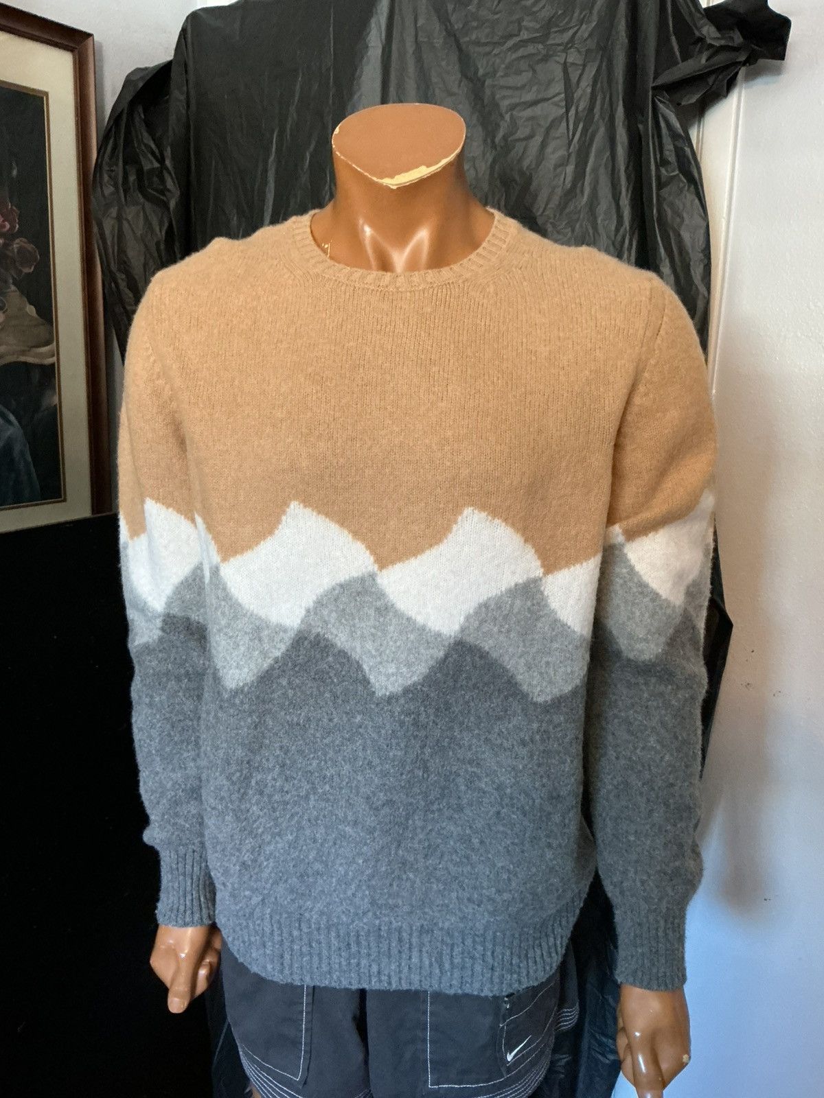 Drumohr Drumohr Super Geelong Lambswool Knit Italy Pullover Sweater Size US L / EU 52-54 / 3 - 7 Thumbnail