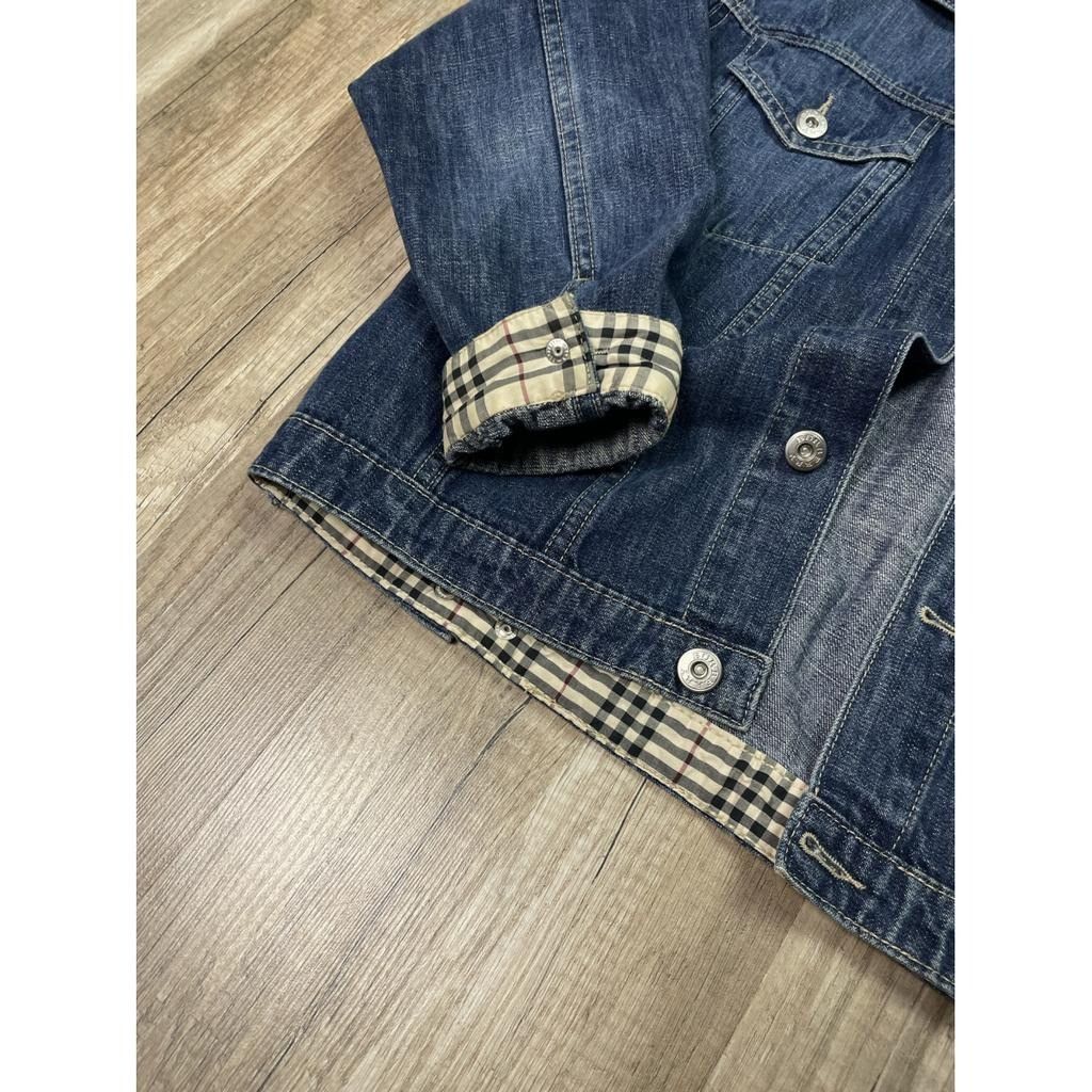 Burberry Denim Jeans Jacket with pattern