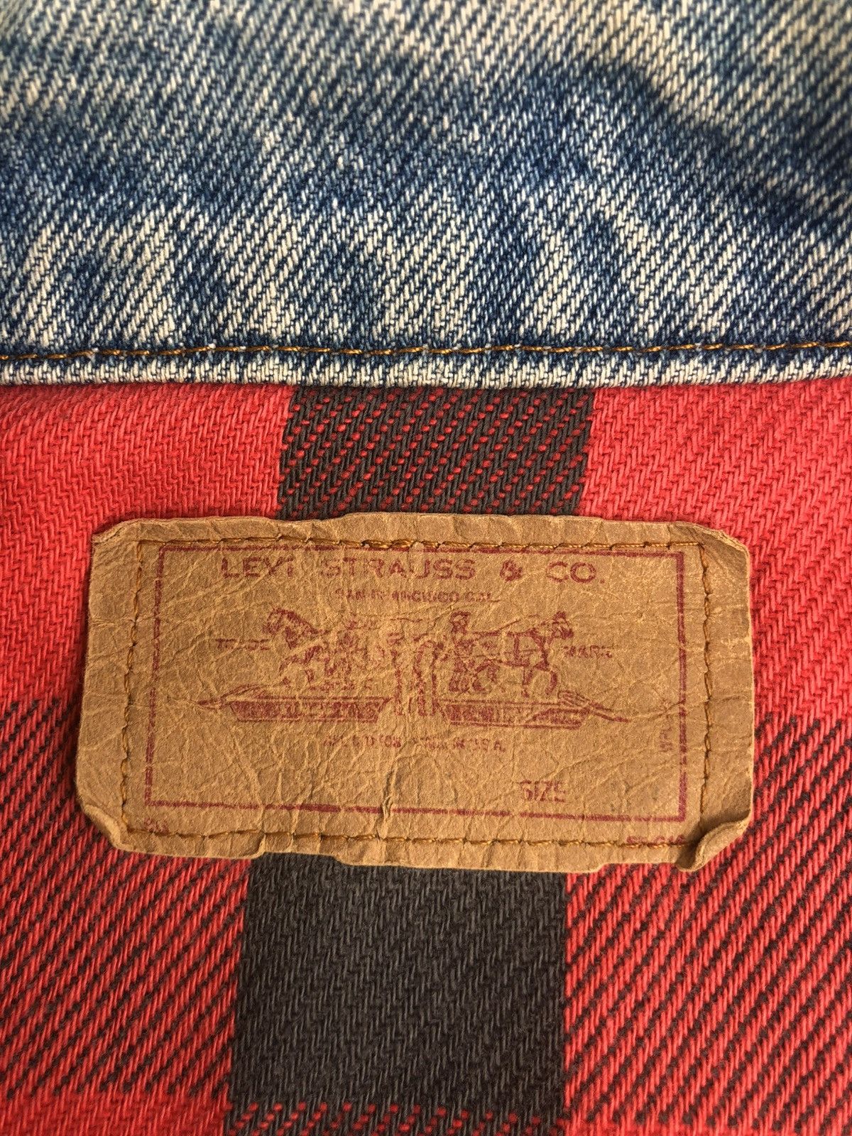 Levi's Vintage 80s Levi’s Blanket Lined Denim Jacket Distressed Size US M / EU 48-50 / 2 - 22 Thumbnail