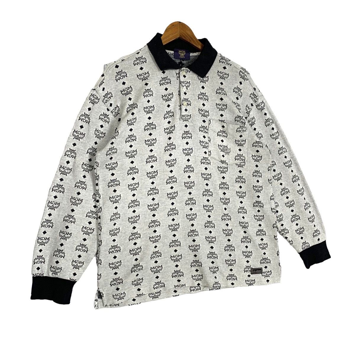 MCM Vintage MCM Legere Full Print Collar Sweatshirt Size M Size US M / EU 48-50 / 2 - 3 Thumbnail