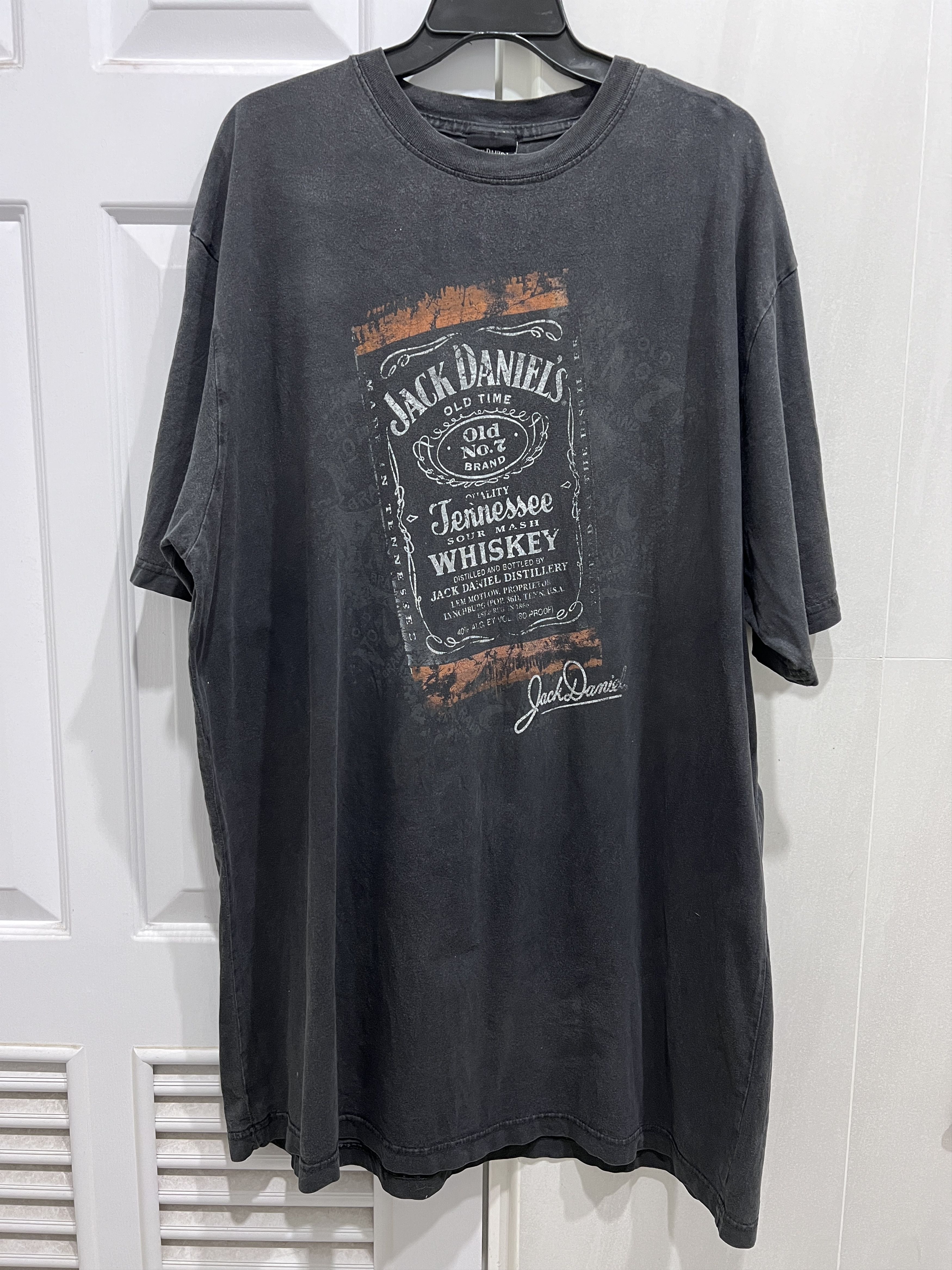 Japanese Brand Vintage Y2K Jack Daniels Promo Tee 2XL Faded Oversized Size US XXL / EU 58 / 5 - 1 Thumbnail