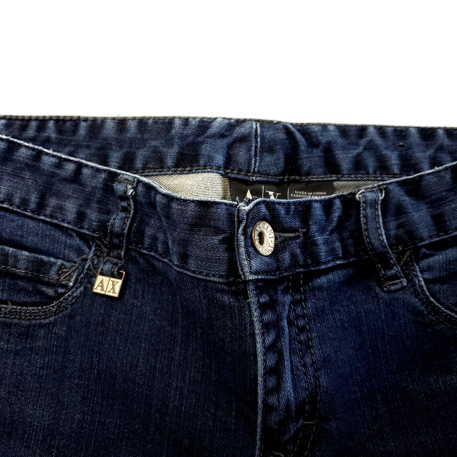Armani Exchange Armani Exchange Rayon Cotton Women's Jeans Size 2 29/30 Low Size 29" - 2 Thumbnail