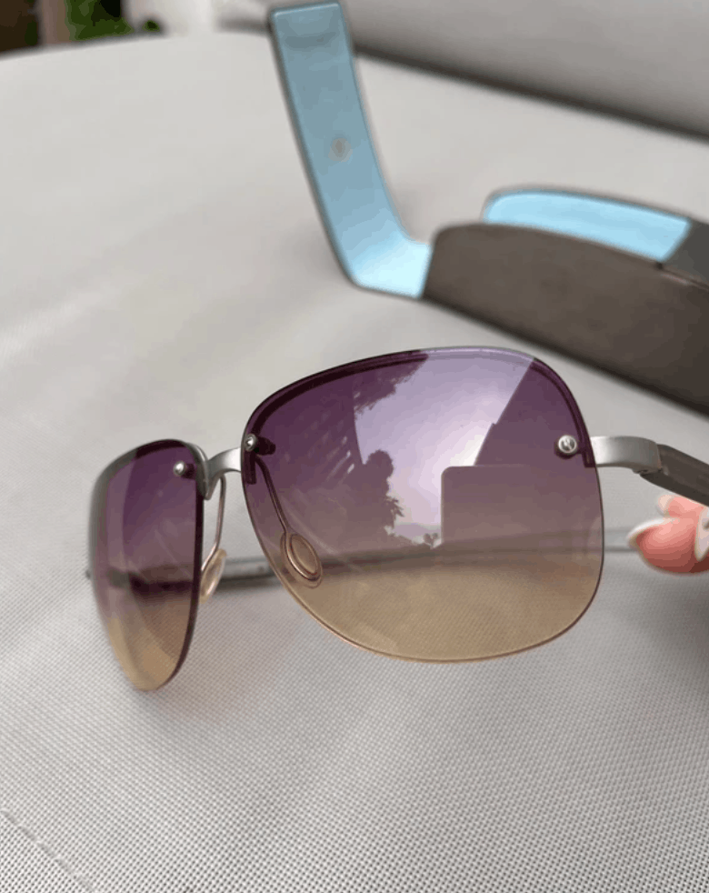 Prada PRADA Sunglasses Sport Symbol Wrap Shield Mask RI875 Size ONE SIZE - 3 Thumbnail