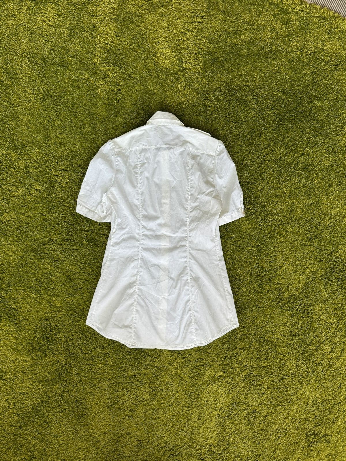 Burberry × Designer Burberry white blouse buttons up shirt Size XS / US 0-2 / IT 36-38 - 3 Thumbnail