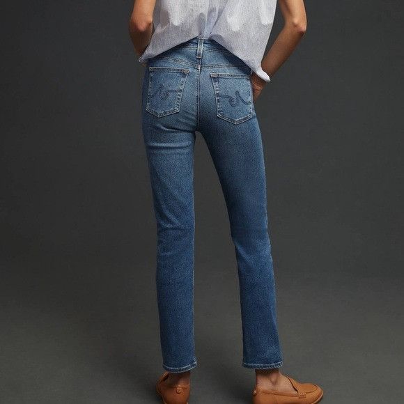 Anthropologie Adriano Goldschmied High Rise Stevie Ankle High Rise Sz 26 Size 26" / US 2 / IT 38 - 1 Thumbnail