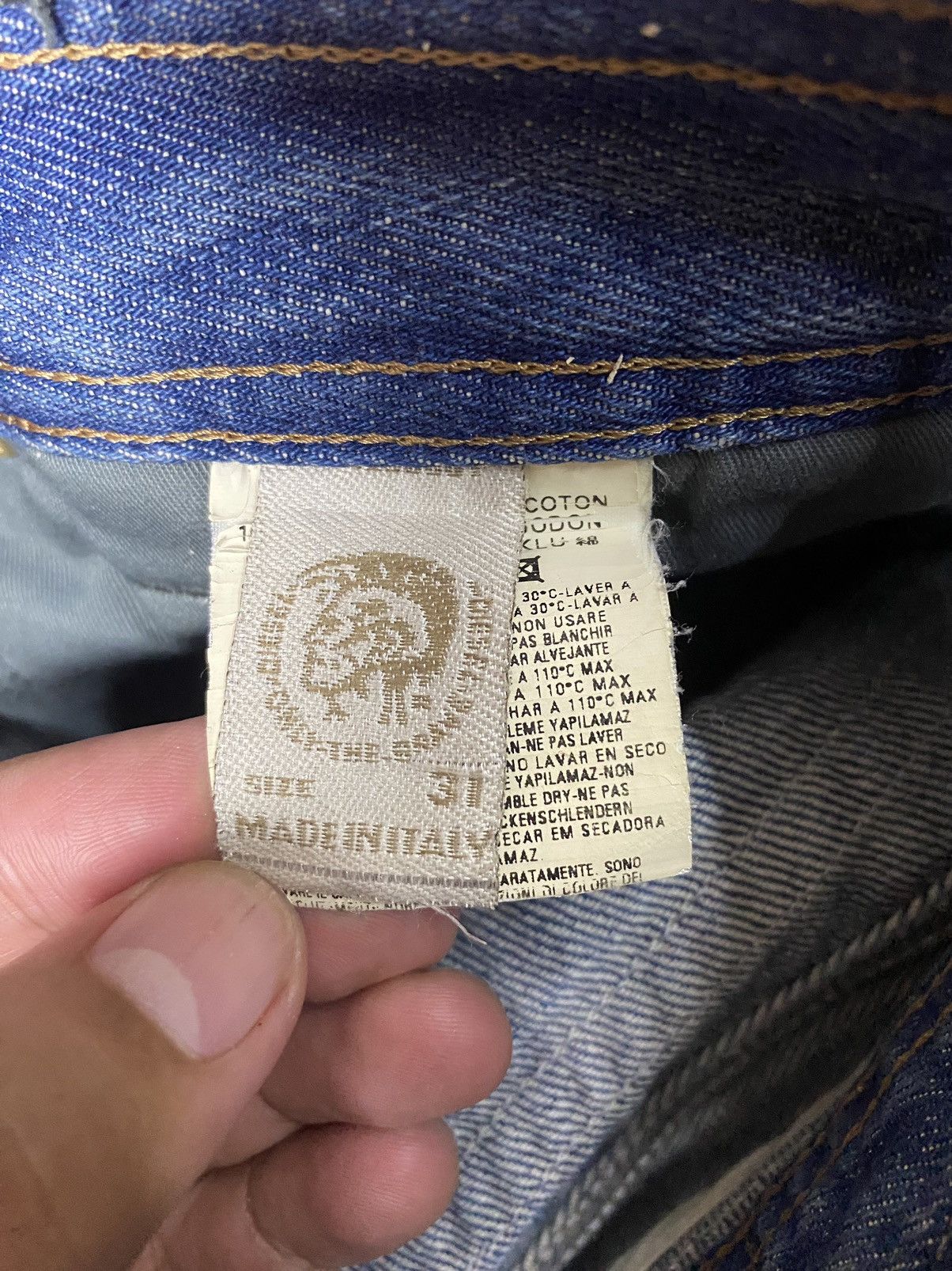 Diesel × Vintage Vintage Diesel Slammer Distressed Denim Size US 34 / EU 50 - 11 Thumbnail