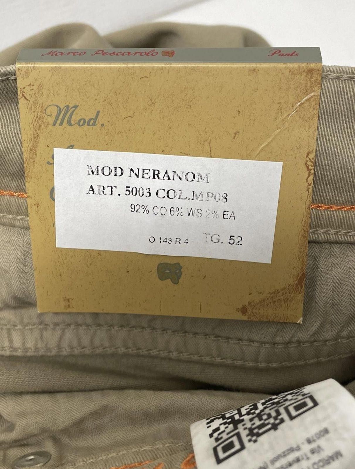 Marco Pescarolo MARCO PESCAROLO CASHMERE COTTON CHINO PANTS SIZE 36 US 52 IT Size 36R - 5 Thumbnail