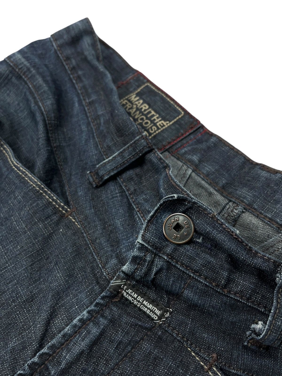 Marithe + Francois Girbaud Vintage 90s Marithe Fracois Gibraud Jeans Flared Bootcut MFG Size US 32 / EU 48 - 4 Thumbnail