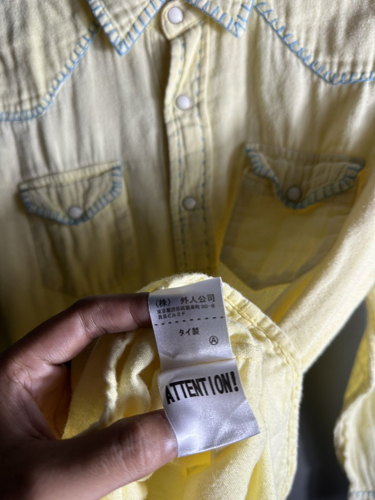 Beauty Beast 90s OUTER SEAM SHIRT BUTTON ISSEY MIYAKE YSFORMEN STYLE Size US M / EU 48-50 / 2 - 7 Thumbnail