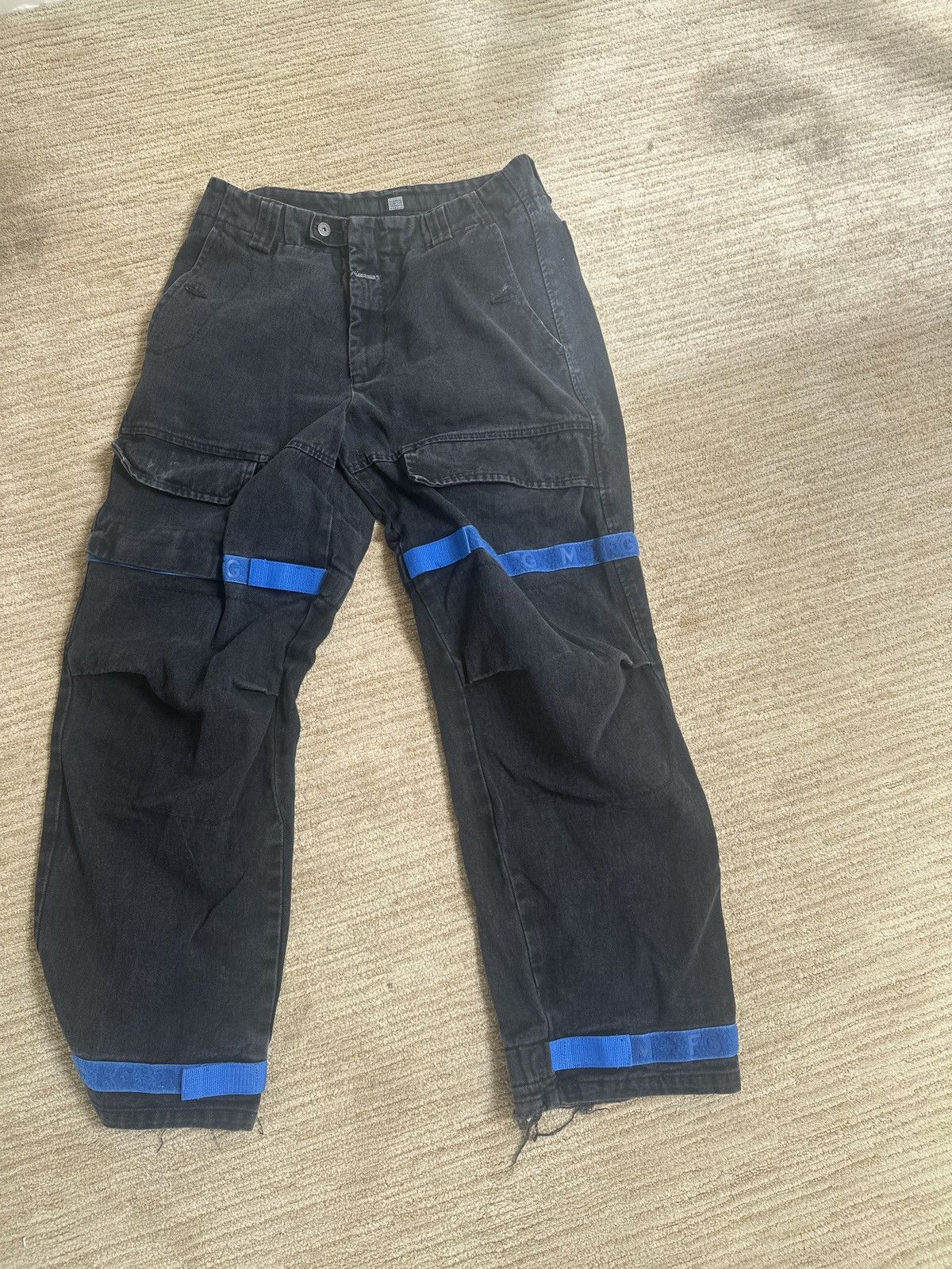 Marithe + Francois Girbaud Blue Marithe francois Girbaud cargo pants Size US 34 / EU 50 - 1 Thumbnail