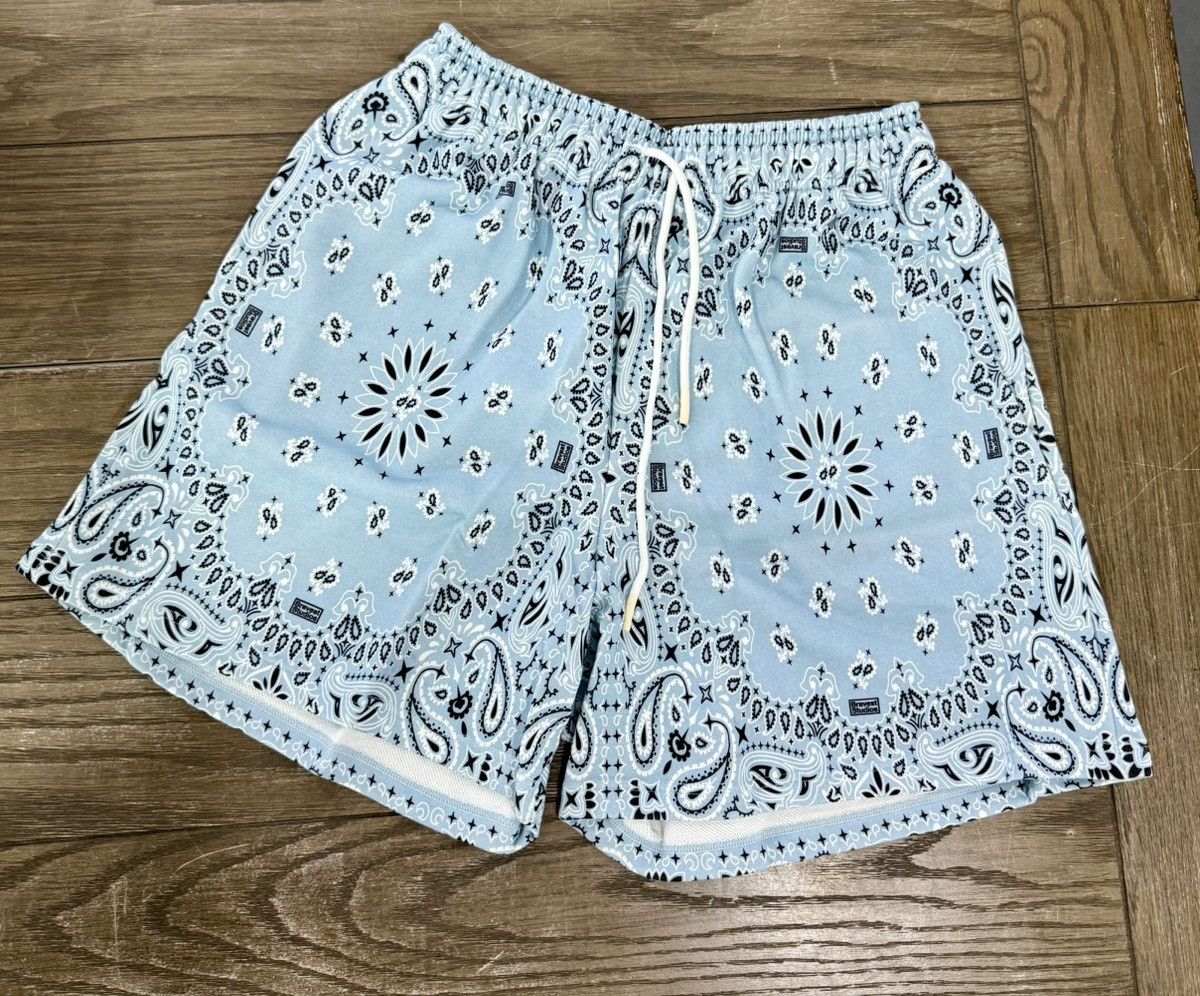 ⚡️ Bravest Studios Heavy Sweat Shorts Paisley Blue 2XL XXL ⚡️