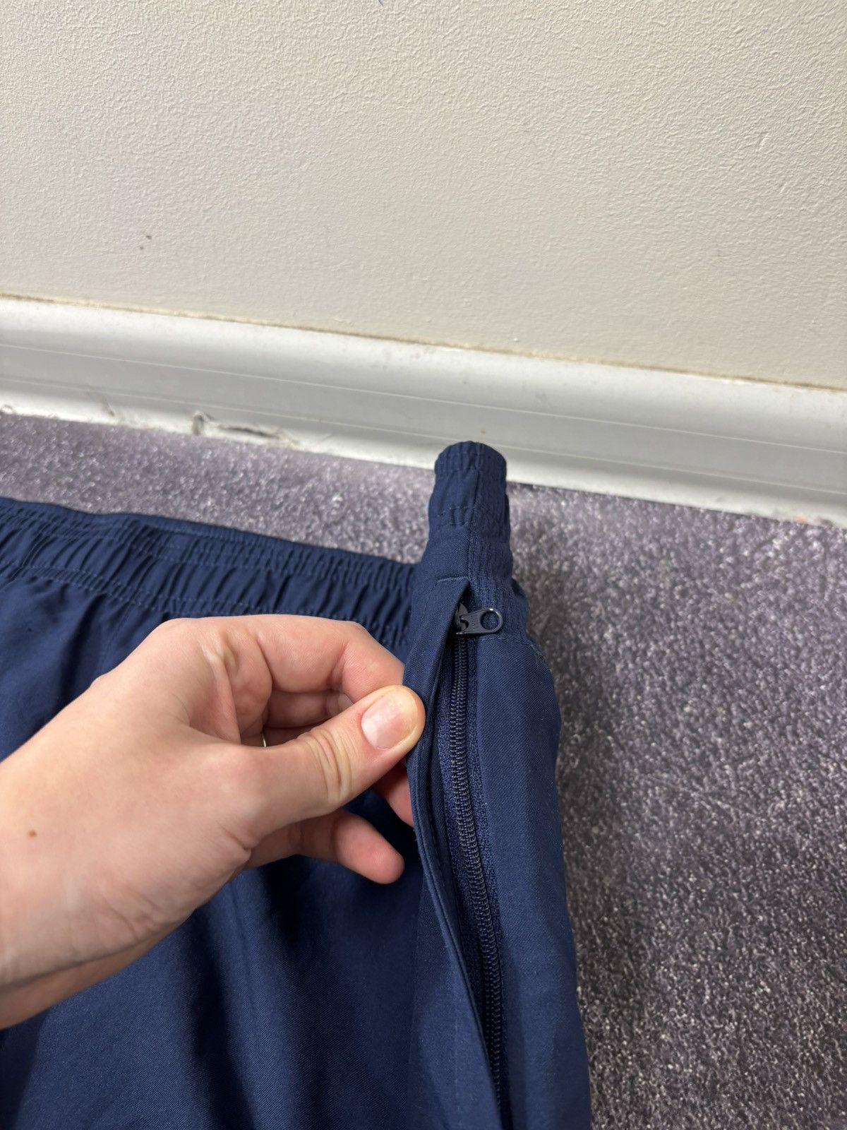 Nike Nike Manchester City Y2K Dri-Fit Navy Blue Hype Track Pants Size US 30 / EU 46 - 13 Thumbnail
