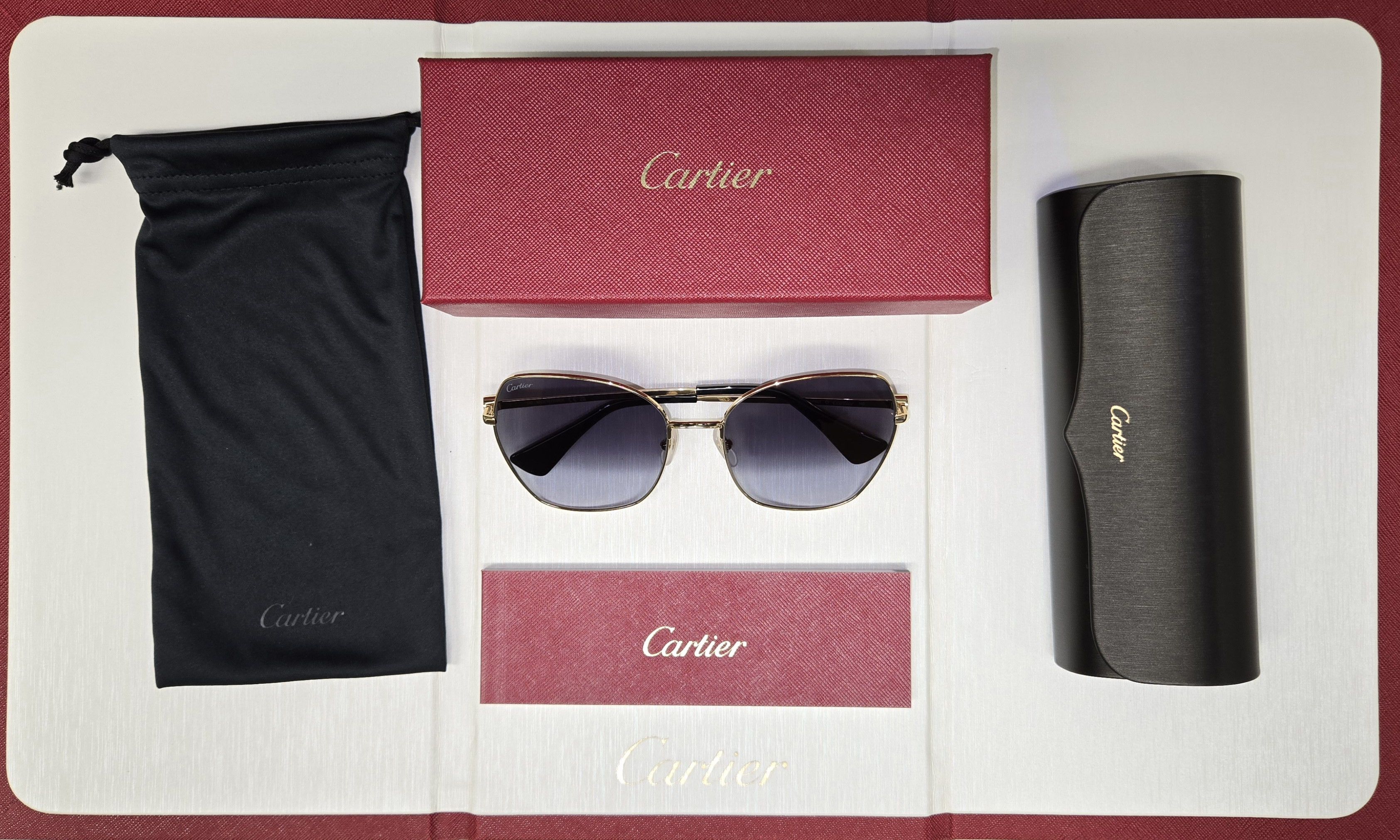 Cartier Gold Titanium Sunglasses