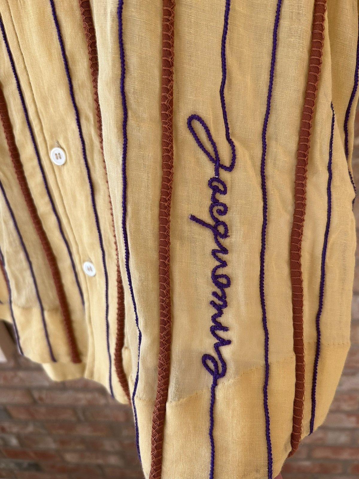 Jacquemus Le Raphia “Le Chemise Palha” shirt Size US S / EU 44-46 / 1 - 4 Thumbnail