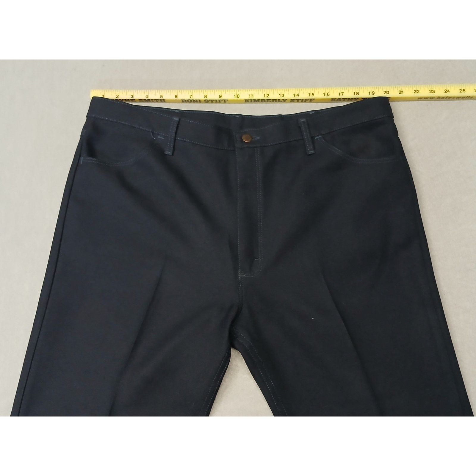 Wrangler Wrangler 82NV (42x30) Blue Relaxed Straight Stretch Pants Size US 42 / EU 58 - 3 Thumbnail
