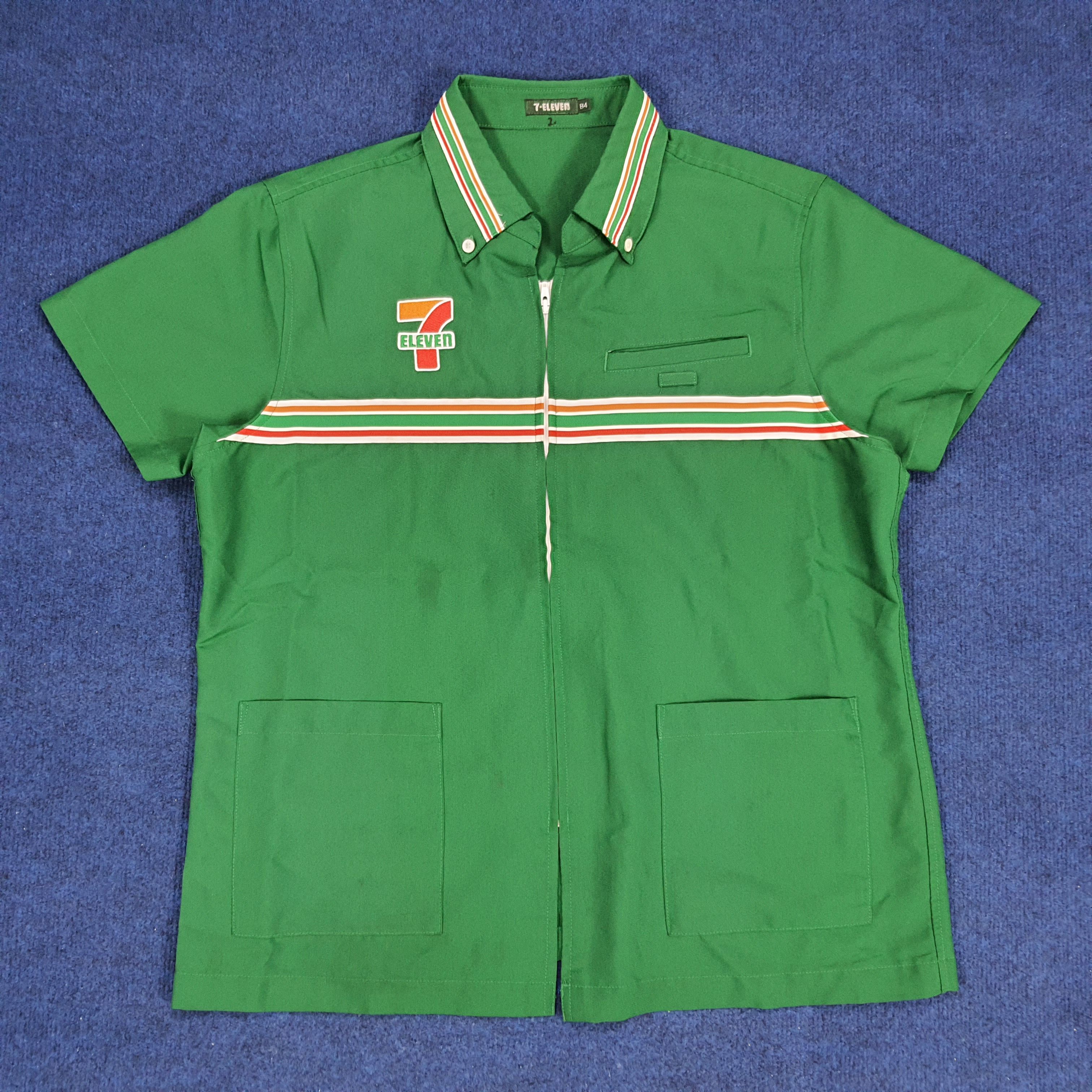 Japanese Brand × Vintage Vintage 7 Eleven Japan Brand Staff Uniform Size US M / EU 48-50 / 2 - 1 Thumbnail