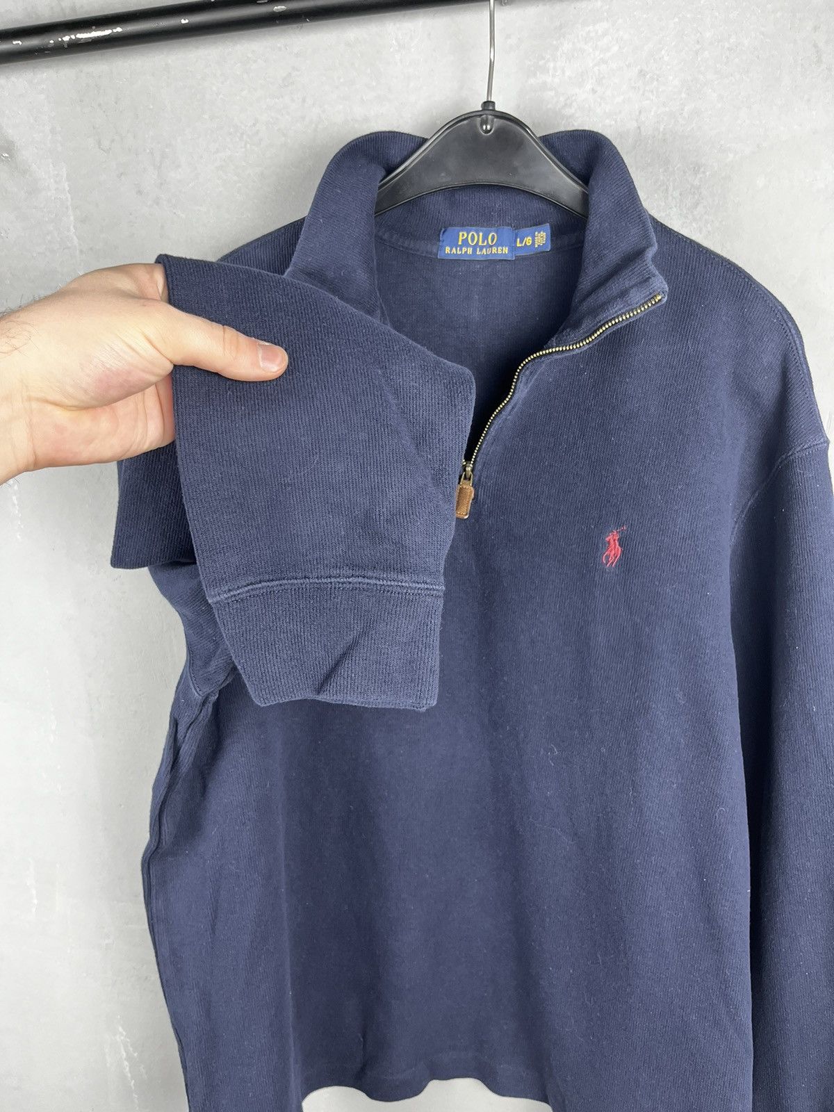 Polo Ralph Lauren × Ralph Lauren × Vintage Polo Ralph Lauren zip sweatshirt Size US L / EU 52-54 / 3 - 5 Thumbnail