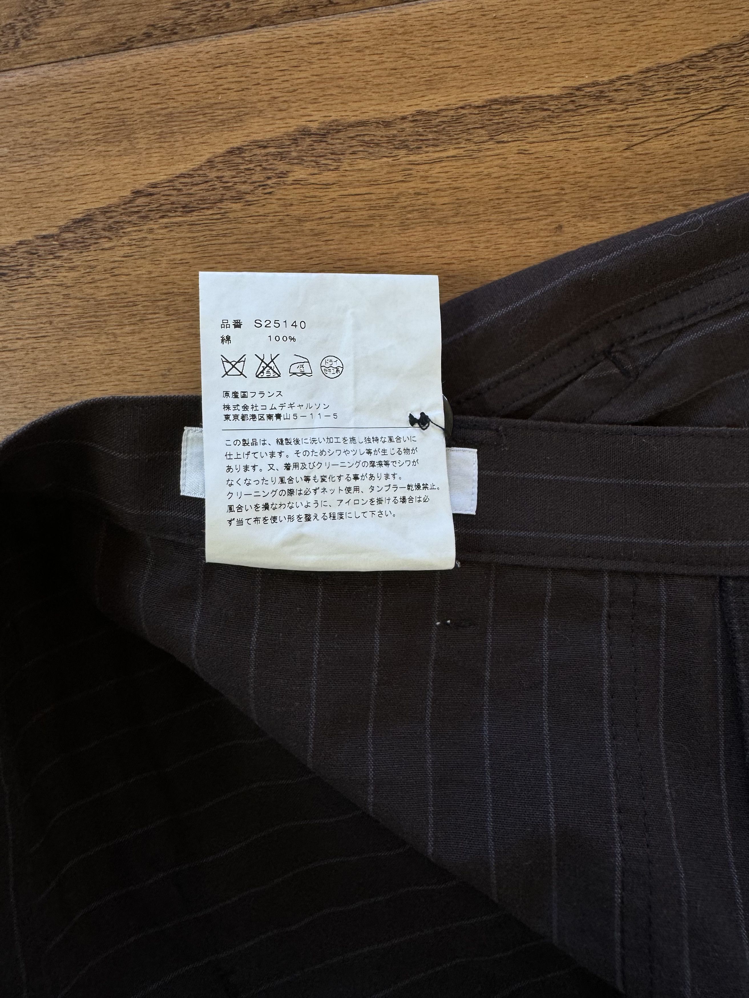 Comme des Garcons Comme des Garcons Pinstripes Pants Size US 32 / EU 48 - 5 Thumbnail