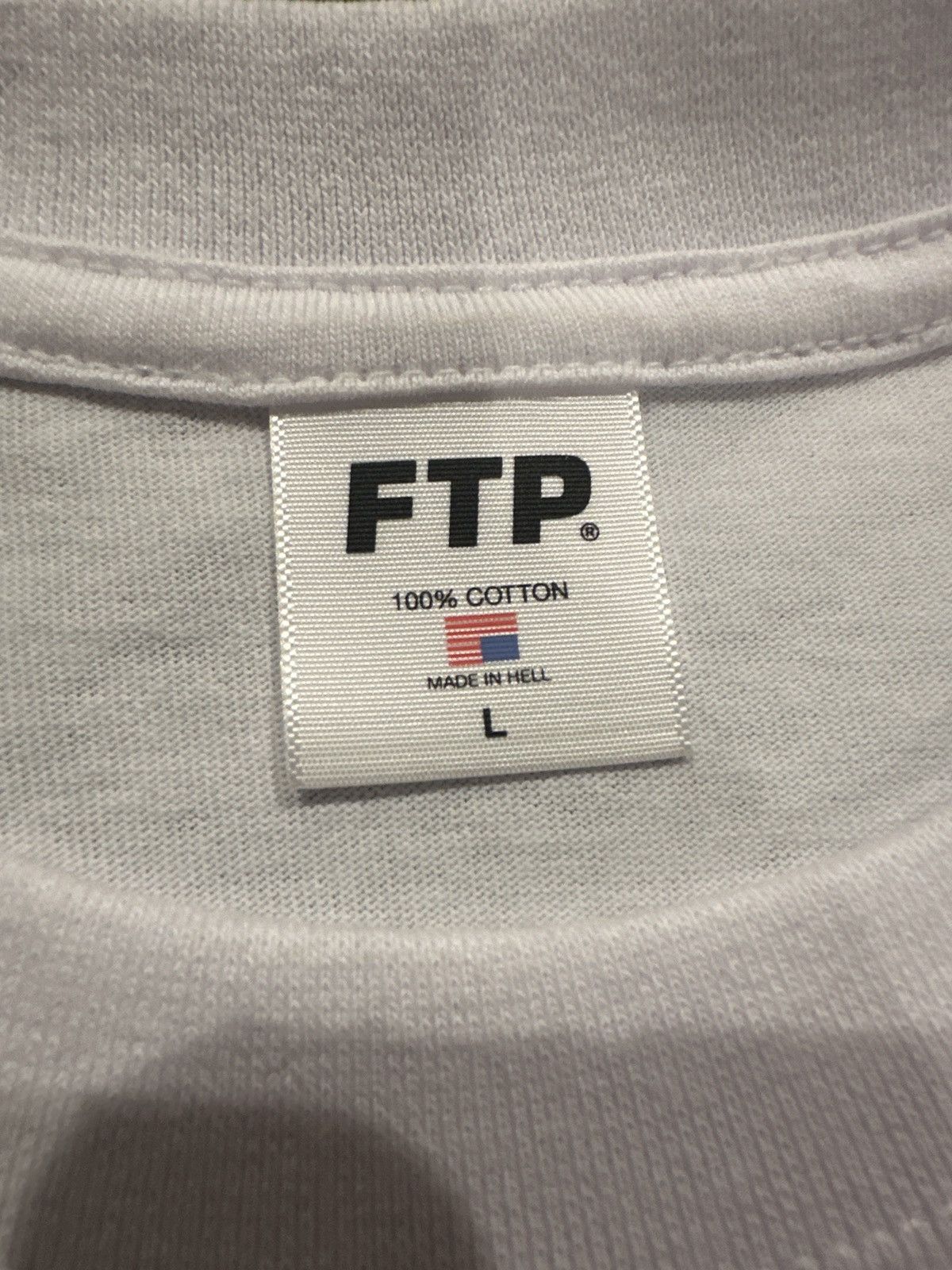 Fuck The Population FTP Distressed Flag Tee Size US L / EU 52-54 / 3 - 2 Thumbnail