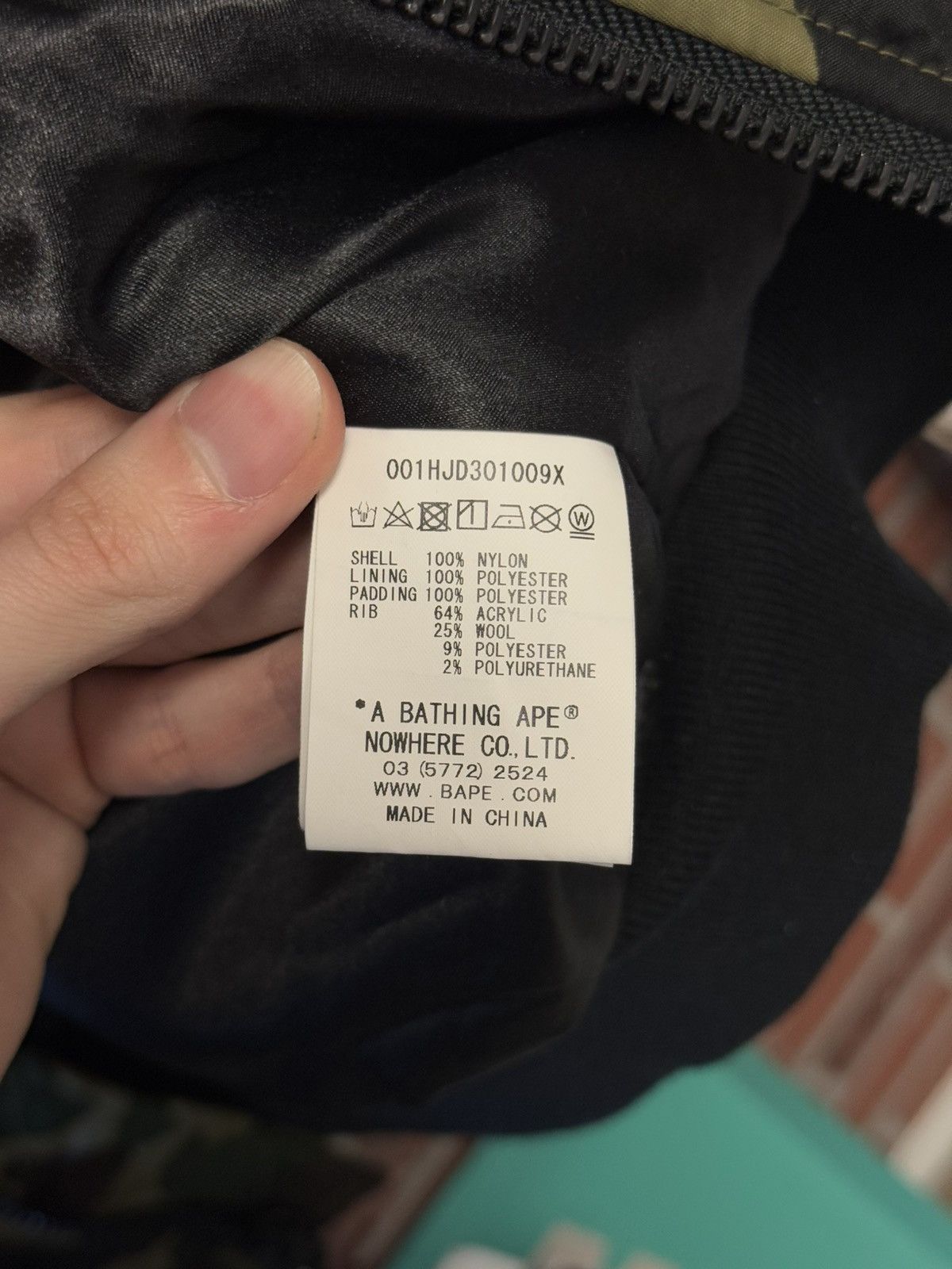 Bape Bape Camo Jacket MA-1 Shark Green Camo (NEW) Size US XXL / EU 58 / 5 - 15 Thumbnail