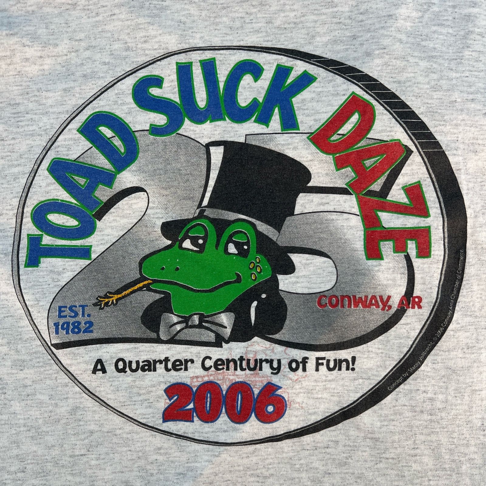 Hanes Toad Suck Daze 2006 25th anniversary tshirt Size US M / EU 48-50 / 2 - 3 Thumbnail