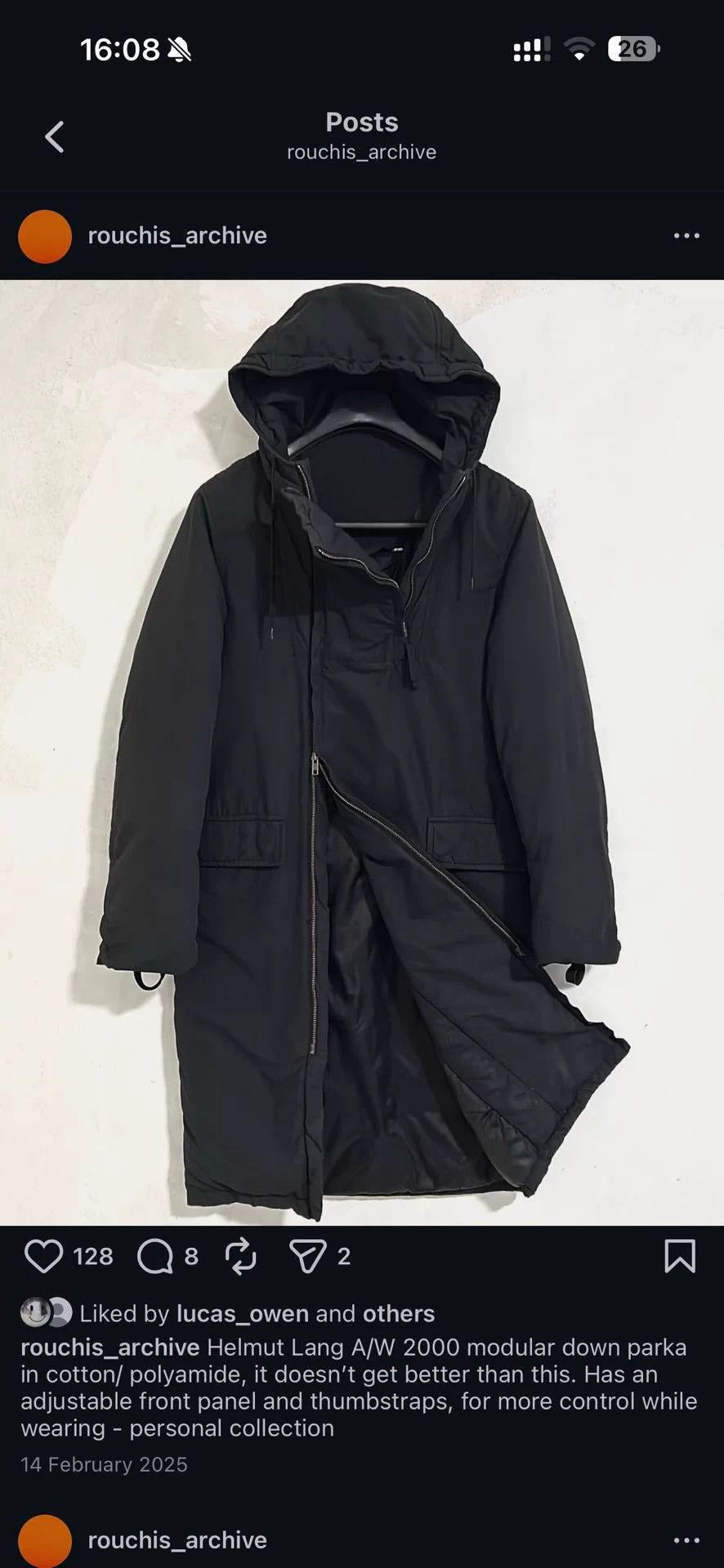 Helmut Lang Helmut Lang 2000 Modular Collar Parka 44 M-L Size US M / EU 48-50 / 2 - 7 Thumbnail