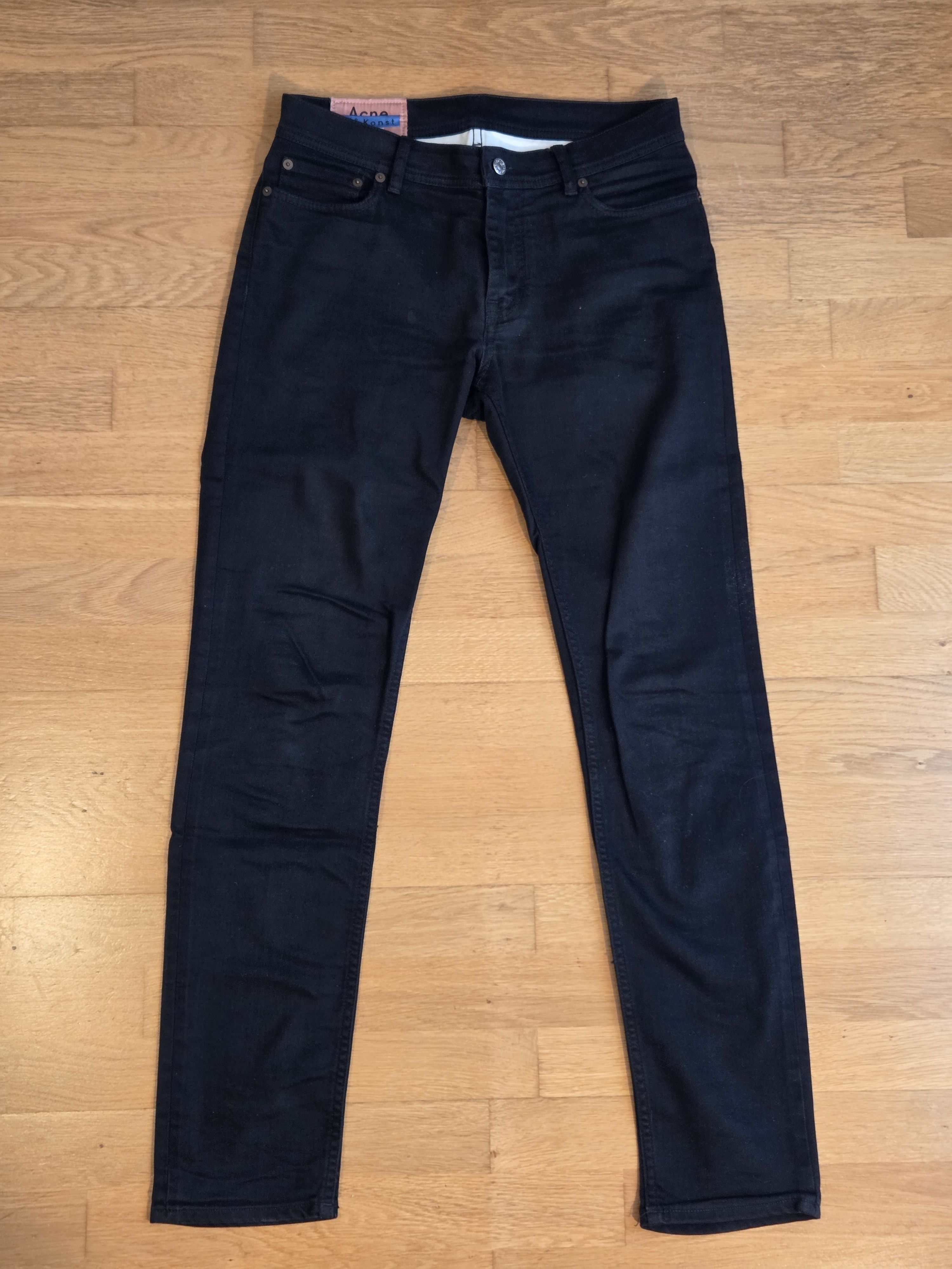Acne Studios Acne Studios Bla Konst black skinny denim Size US 31 - 1 Thumbnail