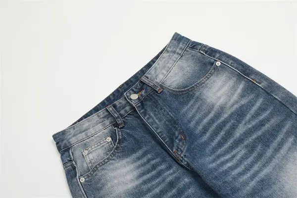 Jean American washed men's street loose gradient bootcut jeans Size US 34 / EU 50 - 3 Thumbnail